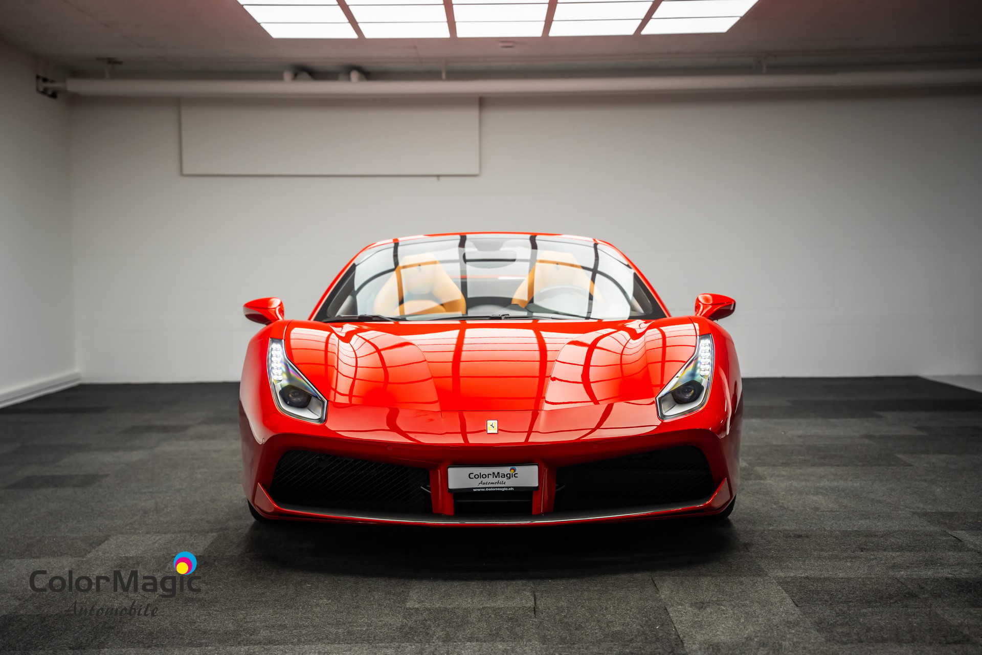 FERRARI * 488 SPIDER * FULL CARBON INNEN & AUSSEN * SAMMLERFAHRZEUG MIT 9400KM * FRISCH AB FERRARI SERVICE * FERRARI APPROVED GARANTIE *-image-7