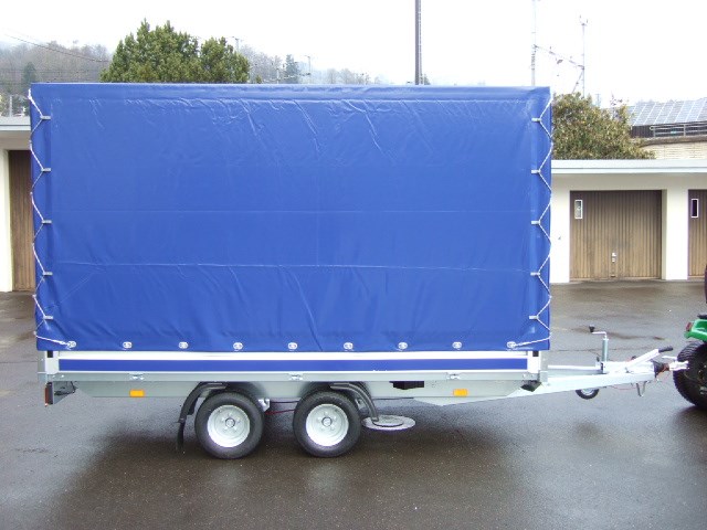BESTTRAILERS Condor 2 2'700KG Niederfahrwerk und Blachenaufbau-image-1