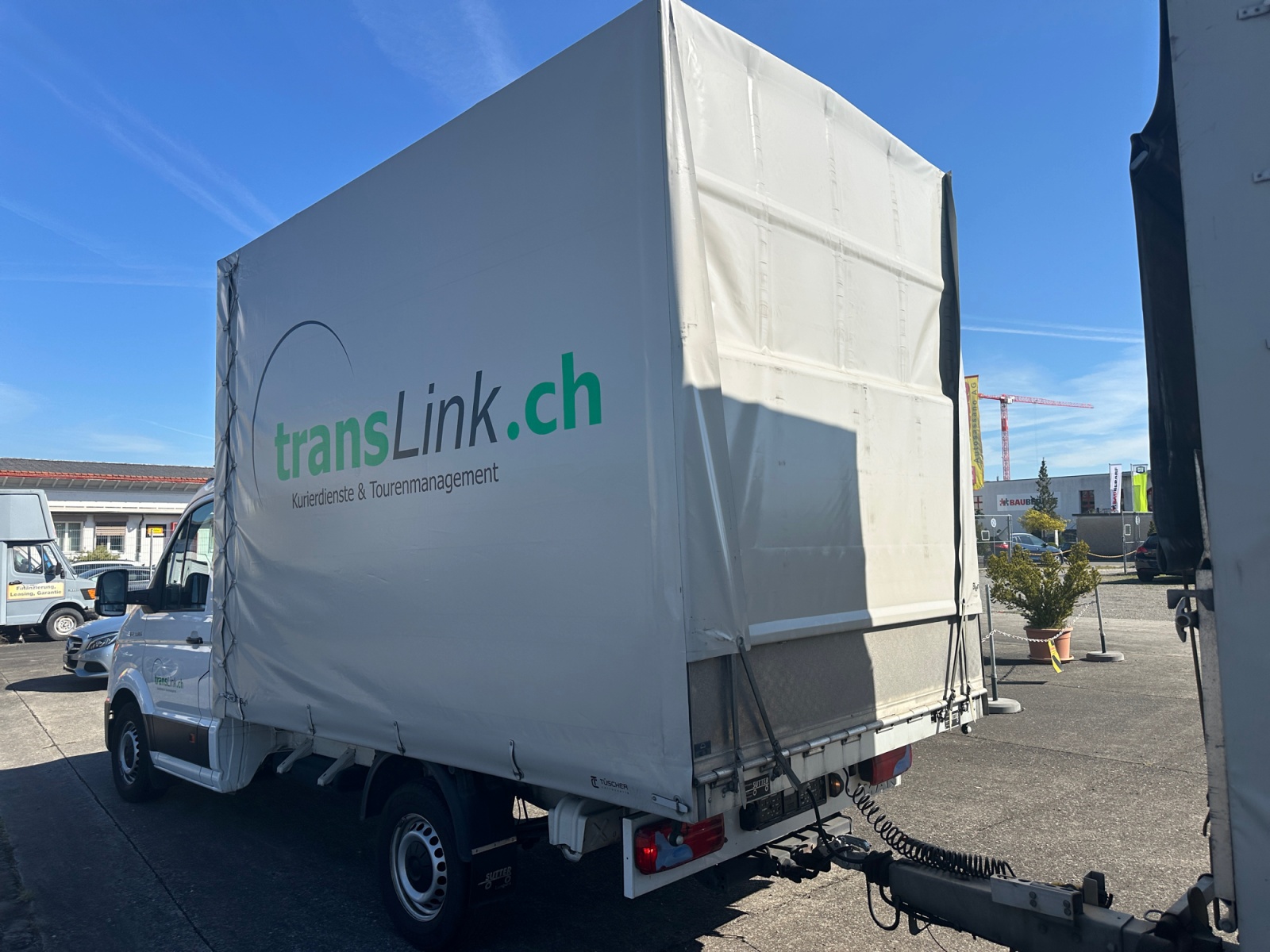 MAN TGE 3.180 Lang Brücke Plane/Hebe/AHK +Anhänger-image-14
