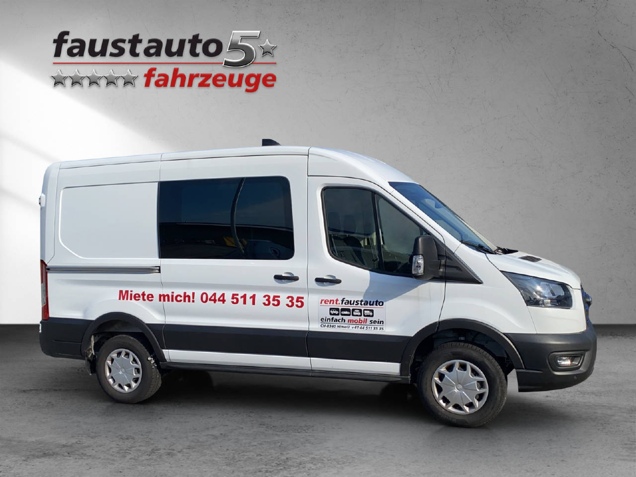 FORD E-Transit Van 350 L2H2 67kWh T-image-2