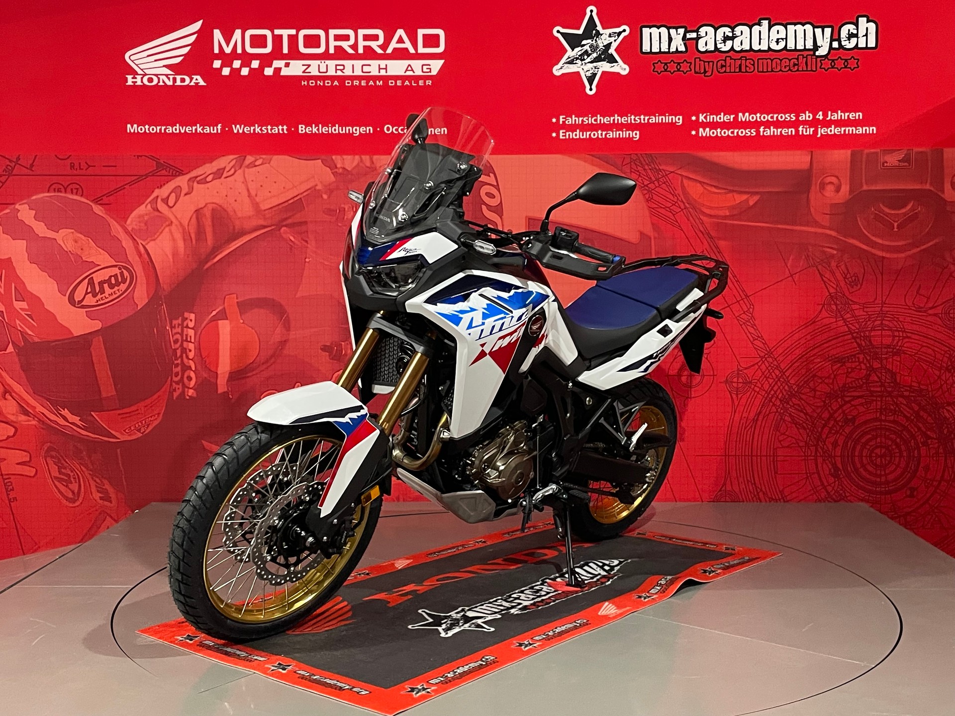 HONDA CRF1100L Africa Twin**Modell 2026**Pearl Glare White Tricolor**Neufahrzeug**-showroom-element-3