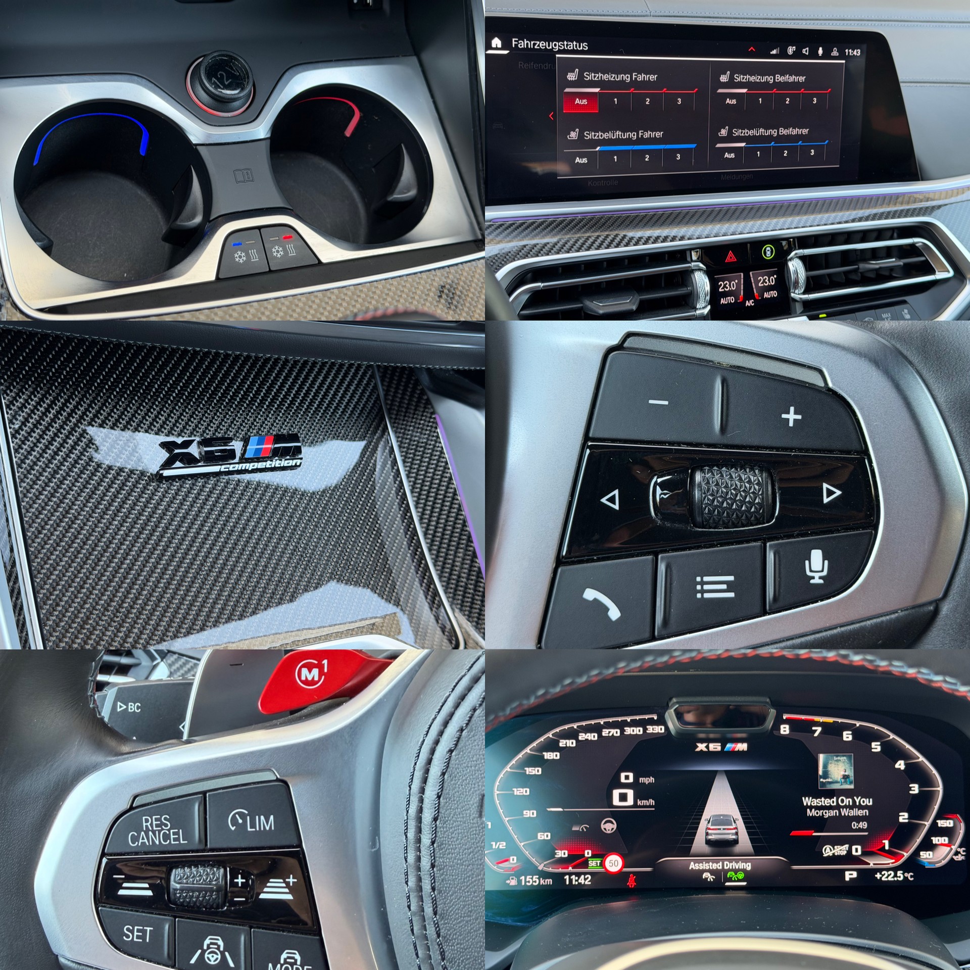 BMW X6M Steptronic M Competition♦️CH Fahrzeug*Vollausstattung*NP 211`643.-♦️-image-31