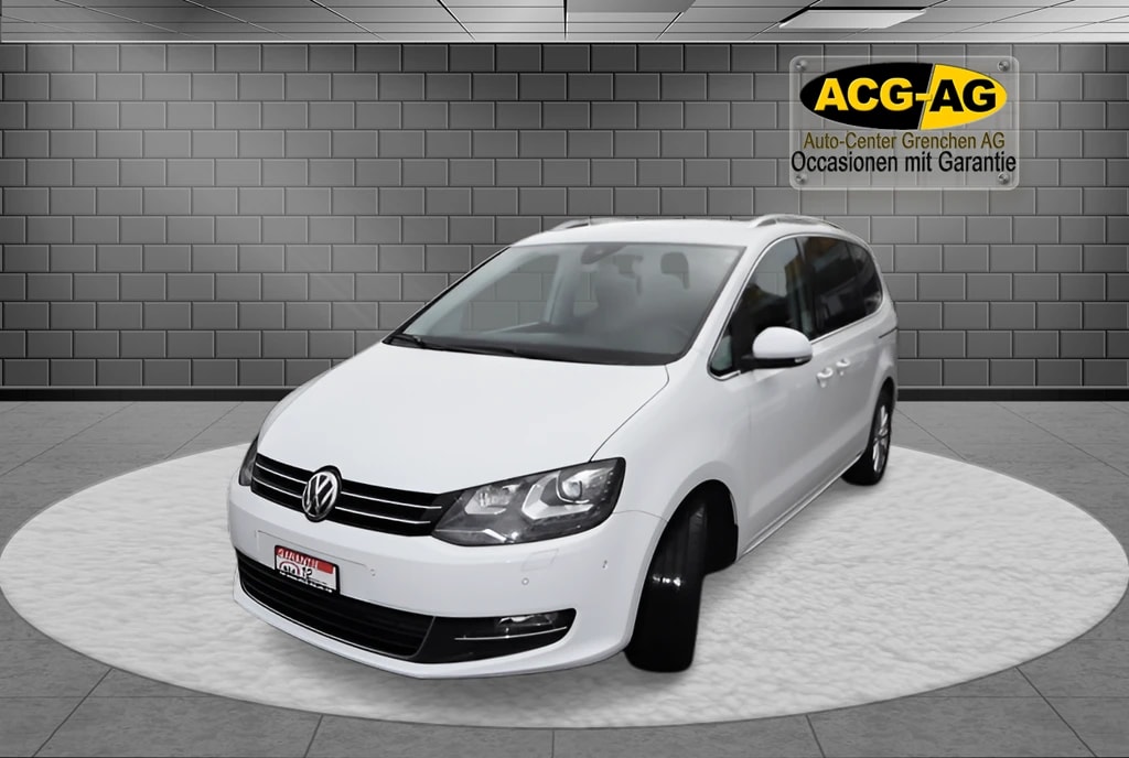 VW Sharan 2.0 TDI BMT Highline 4Motion DSG ** Alcantara-Leder ** Gr-Navi ** RF-Kamera ** ACC ** Totwinkel-Assistent ** Ab MFK-image-2