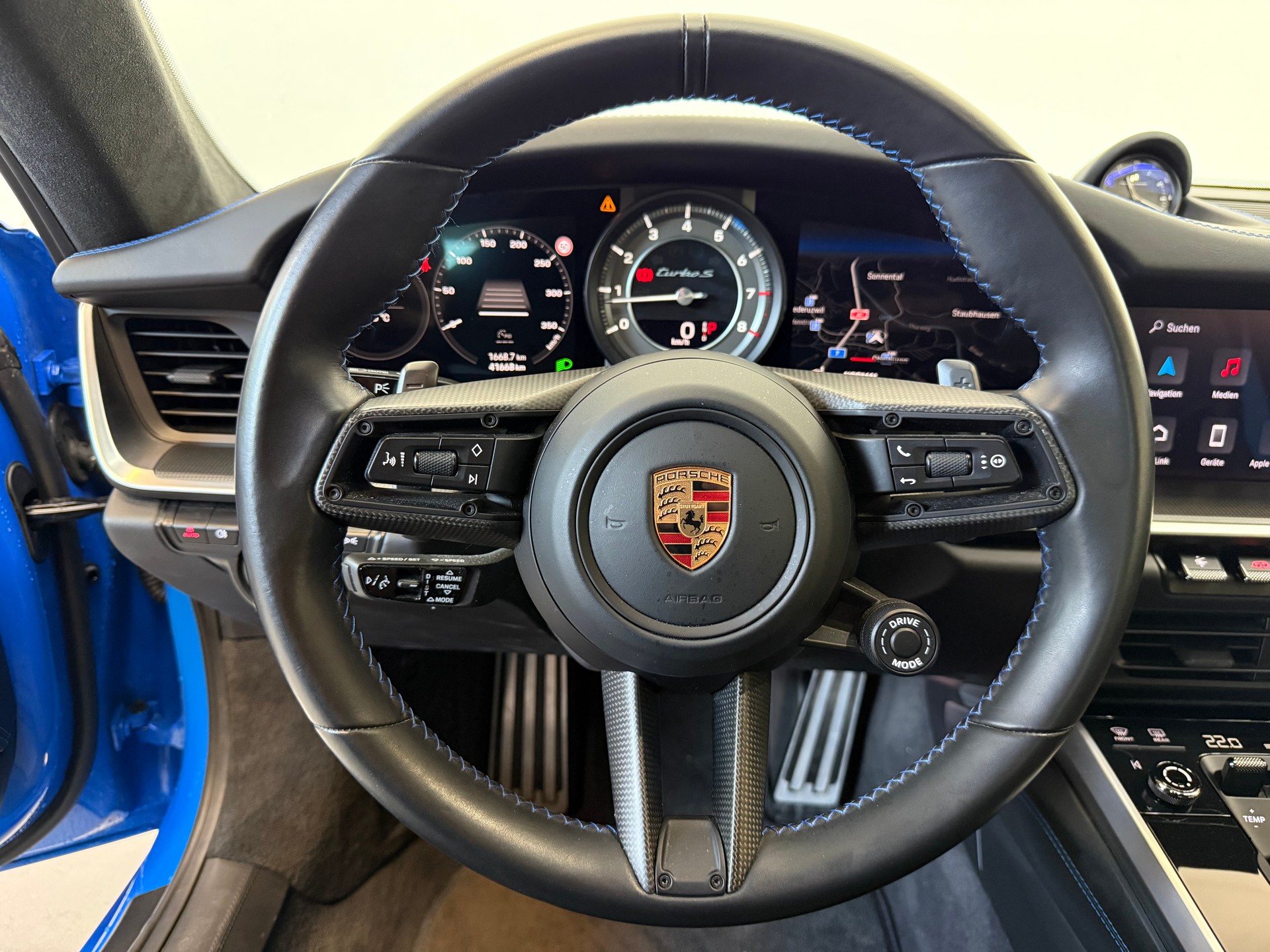 PORSCHE 911 Turbo S PDK | Shark blue | Aero Paket | Porsche Approved-image-15
