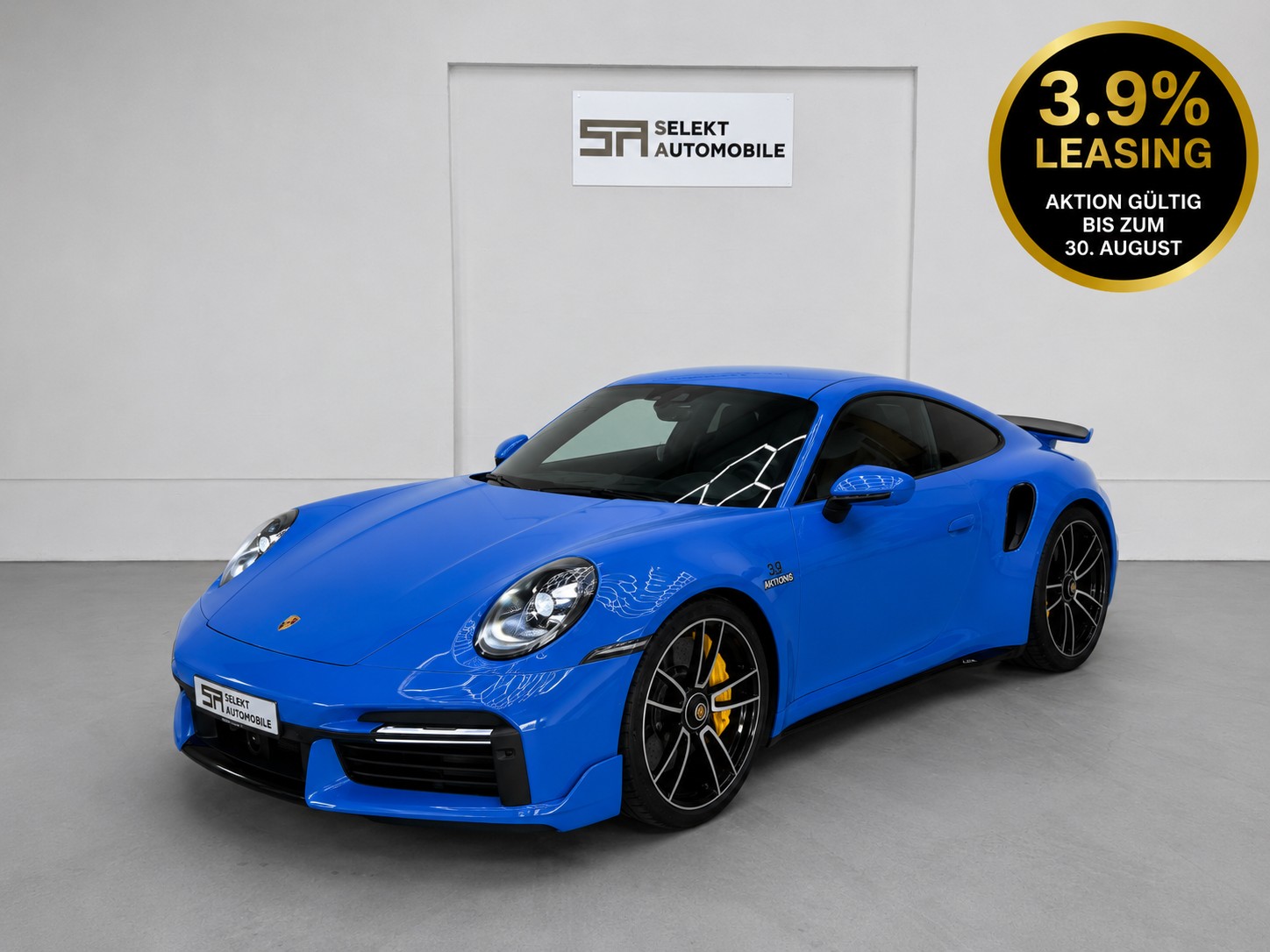 PORSCHE 911 Turbo S PDK | Shark blue | Aero Paket | Porsche Approved-image-0