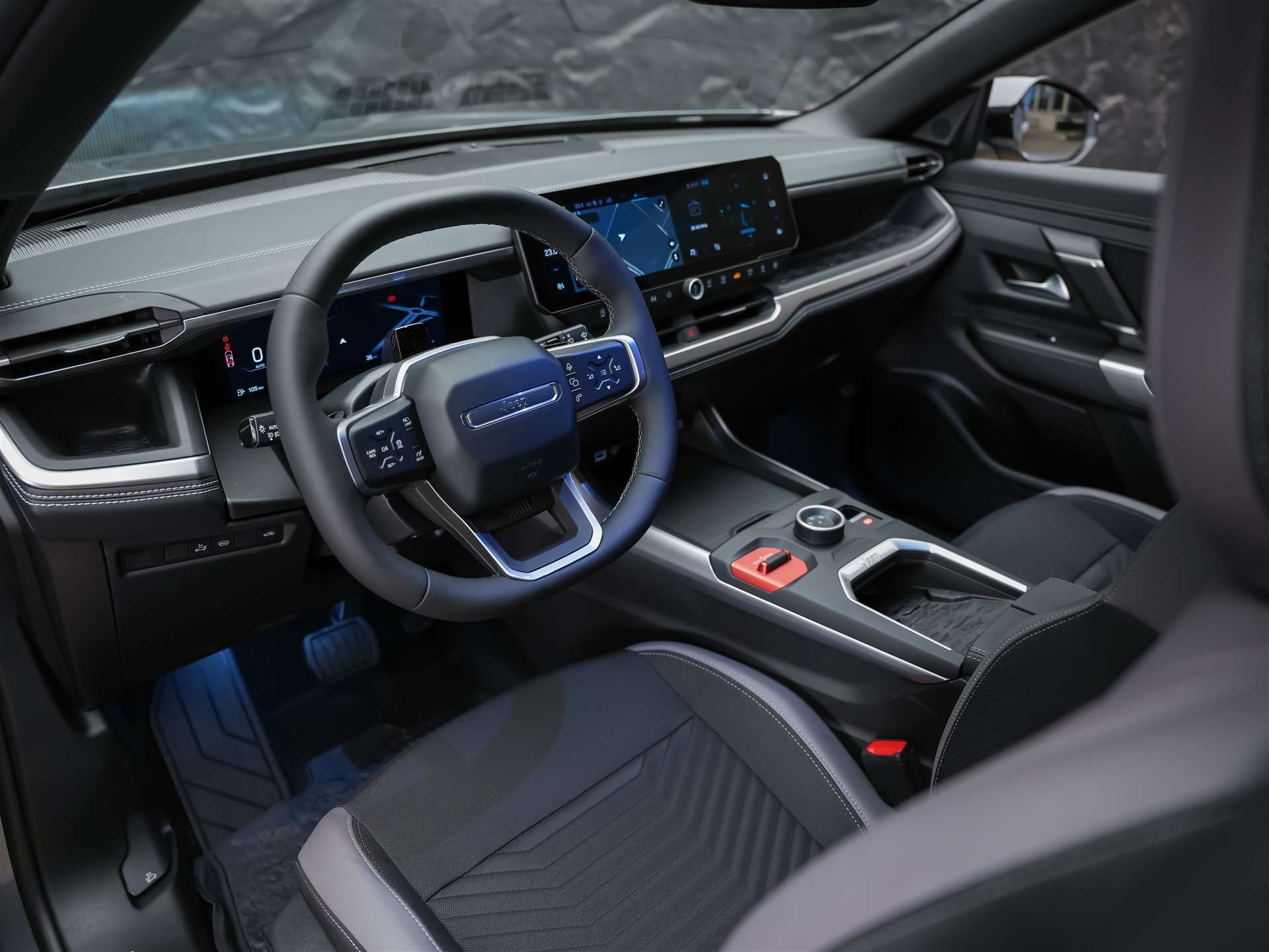 JEEP Compass 1.2 T e-Hybrid First Edition *SOFORT Verfügbar*Werksgarantie*Matrix-LED*Lenkradheizung*-image-7