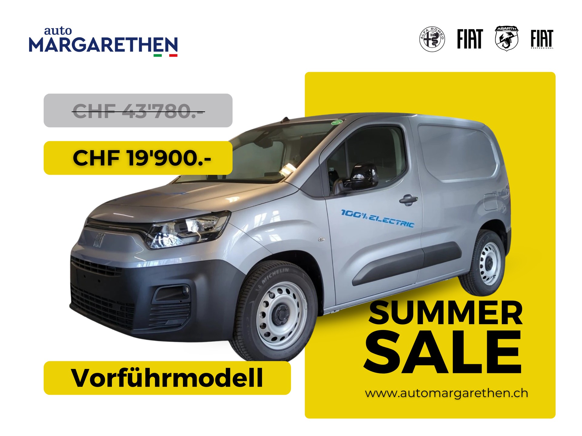 FIAT E-Doblo L1 50kWh Launch Edition
