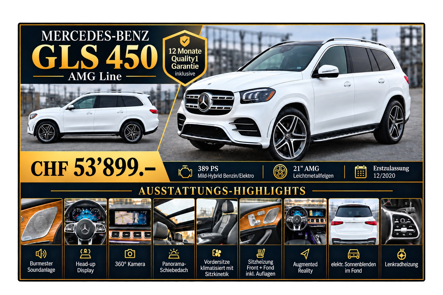 MERCEDES-BENZ GLS 450 AMG Line 4matic