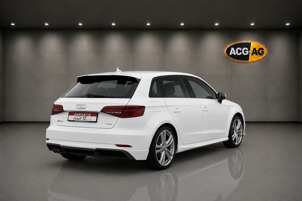AUDI A3 Sportback 40 TDI Sport quattro S-tronic ** S-Line Modell ** Teil-Leder ** Gr-Navi ** PDC V+H ** LTZ MFK 13.03.2026 **-image-5