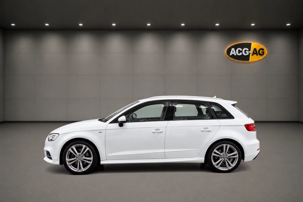 AUDI A3 Sportback 40 TDI Sport quattro S-tronic ** S-Line Modell ** Teil-Leder ** Gr-Navi ** PDC V+H ** LTZ MFK 13.03.2026 **-image-6