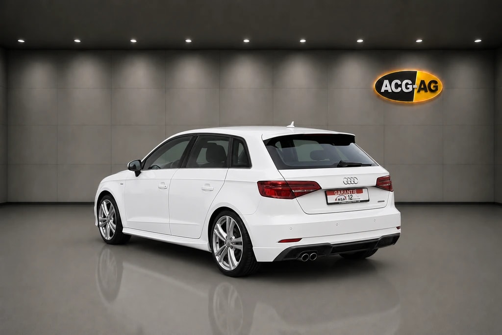 AUDI A3 Sportback 40 TDI Sport quattro S-tronic ** S-Line Modell ** Teil-Leder ** Gr-Navi ** PDC V+H ** LTZ MFK 13.03.2026 **-image-3