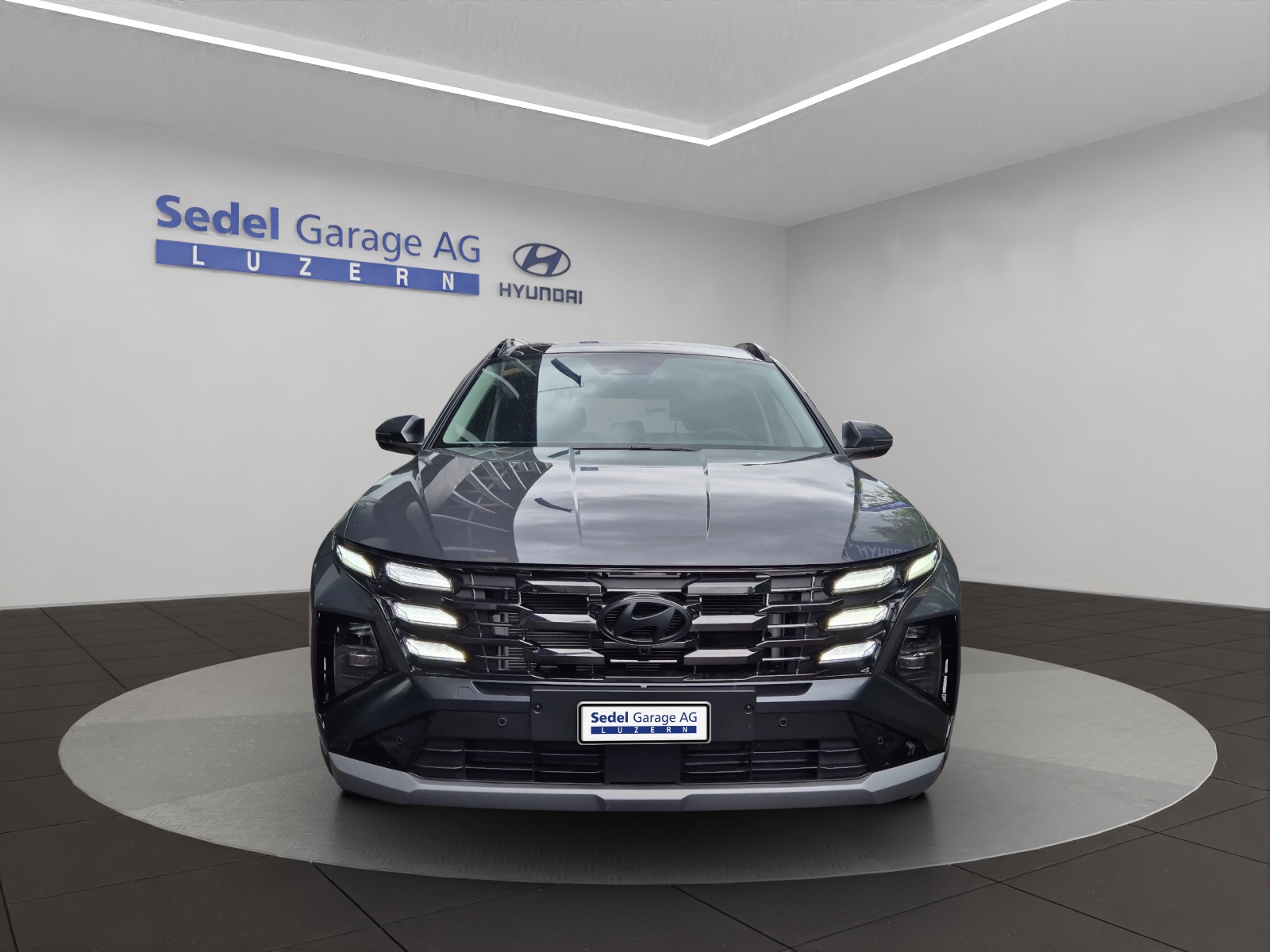 HYUNDAI Tucson 1.6 T-GDi HEV Vertex Swiss Edition 4WD-image-1