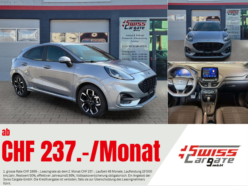 FORD Puma 1.0 MHEV ST-Line X Automat mit B&O & Winterreifen-image-0