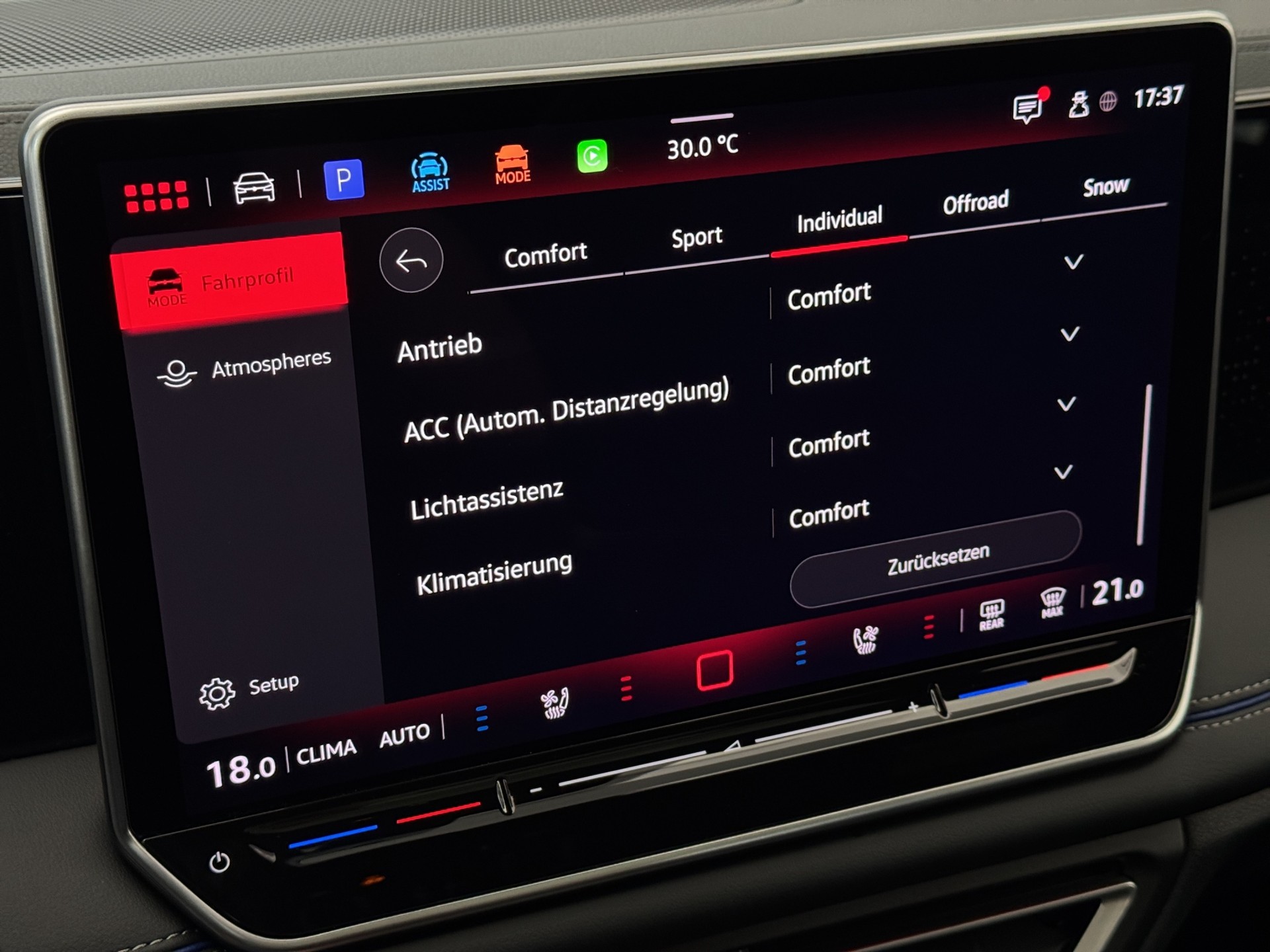 VW Tiguan 2.0 TSI DSG R-Line 4M. "Leder Varenna-Pano-360°Kamera-Black Style"-image-23