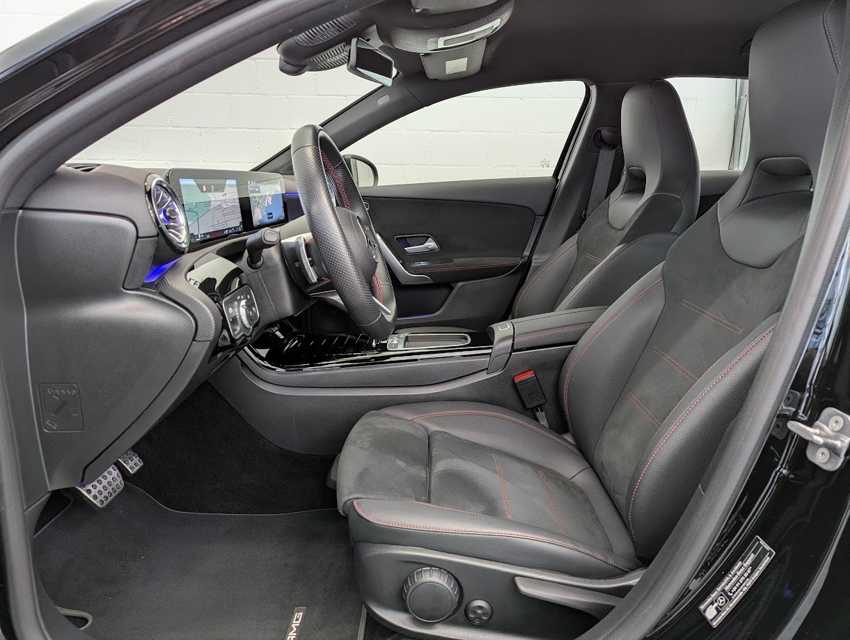 MERCEDES-BENZ A 180 AMG Line 7G-DCT*FACELIFT WERKSGAR VOLL-LED TEILLEDER-SPORTSITZE CAM MBUX-NAVI SITZHEIZUNG UVM*-image-2