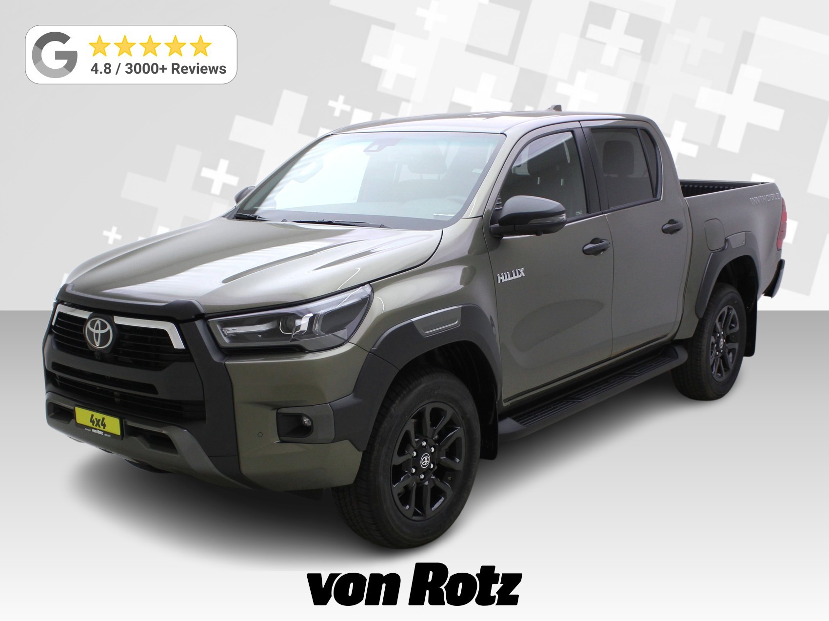 TOYOTA Hilux Double Cab.-Pick-up 2.8 D-4D MHEV 204 Invincible-image-0