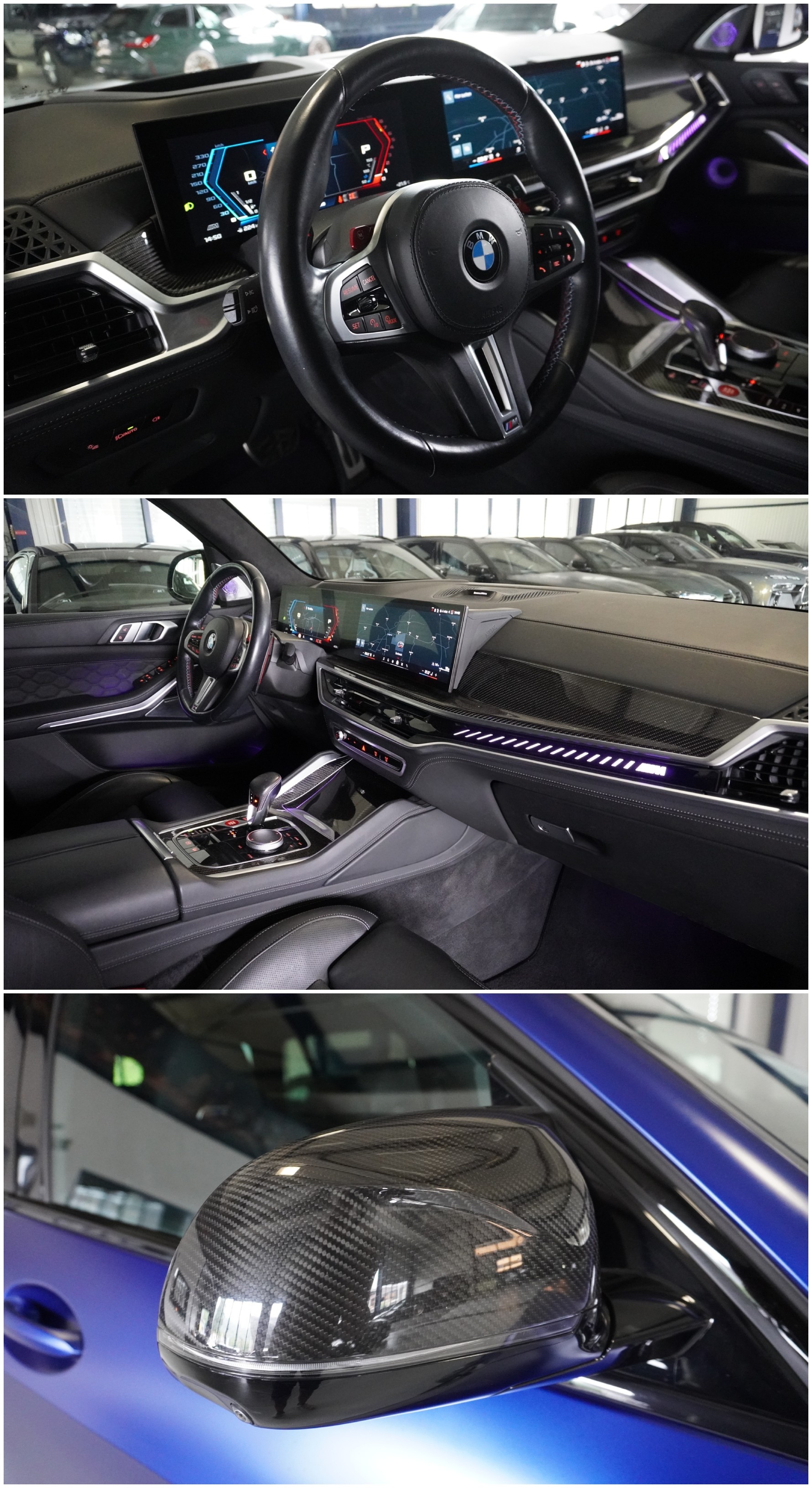 BMW X5M Competition // SONDERLACKIERUNG FROZEN MARINA BAY BLUE // M DRIVER`S PACKAGE //-image-13