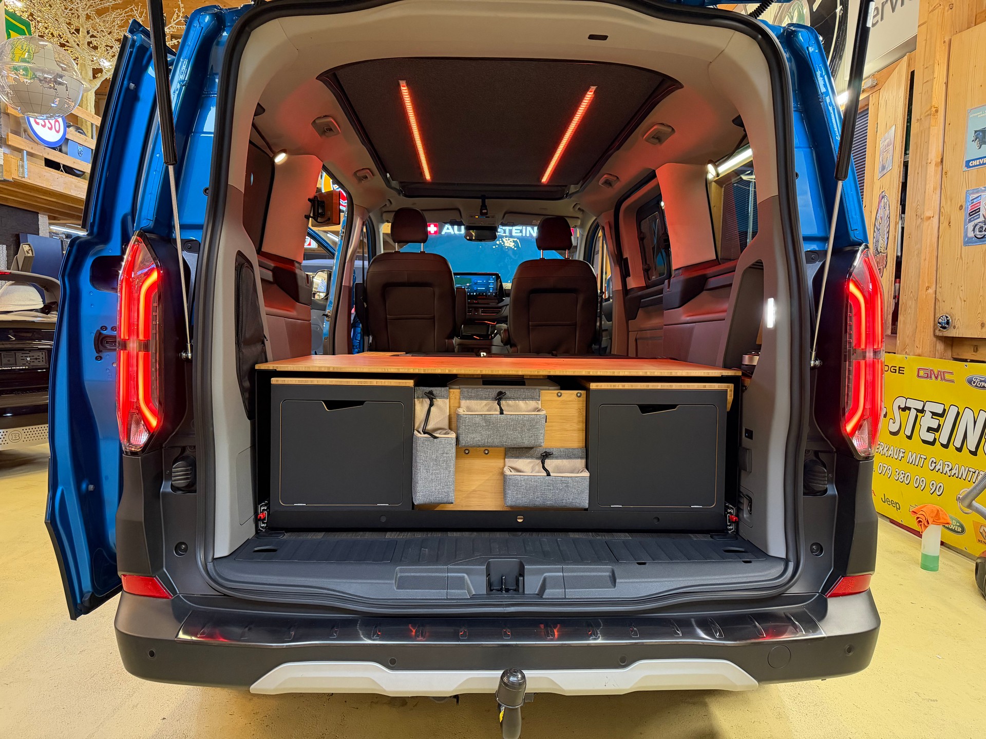 FORD "VANEXT OFFROAD" CAMPER 4X4 "FORD TOURNEO CUSTOM" HÖHER + 5 PLÄTZER AUTOMAT MIT AHK......SONDERANFERTIGUNG CH GEPRÜFT !!-image-23