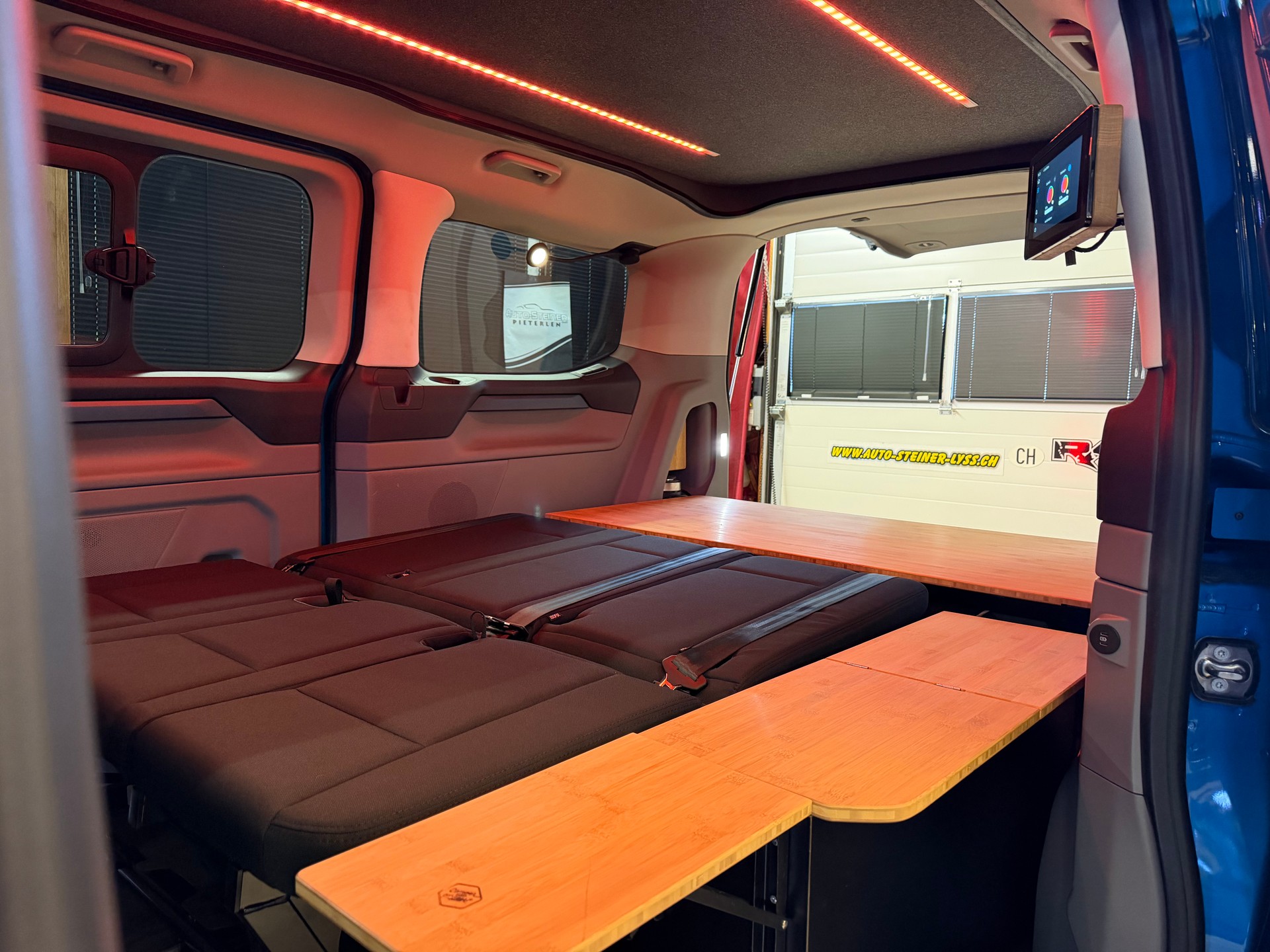 FORD "VANEXT OFFROAD" CAMPER 4X4 "FORD TOURNEO CUSTOM" HÖHER + 5 PLÄTZER AUTOMAT MIT AHK......SONDERANFERTIGUNG CH GEPRÜFT !!-image-24