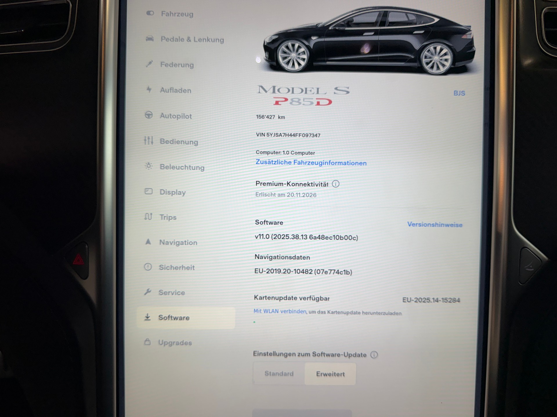 TESLA Model S 85 D Performance | CH-Auto | Ab MFK 10.2025 | CCS2 | Autopilot | AVILOO Batteriezertifikat-image-18