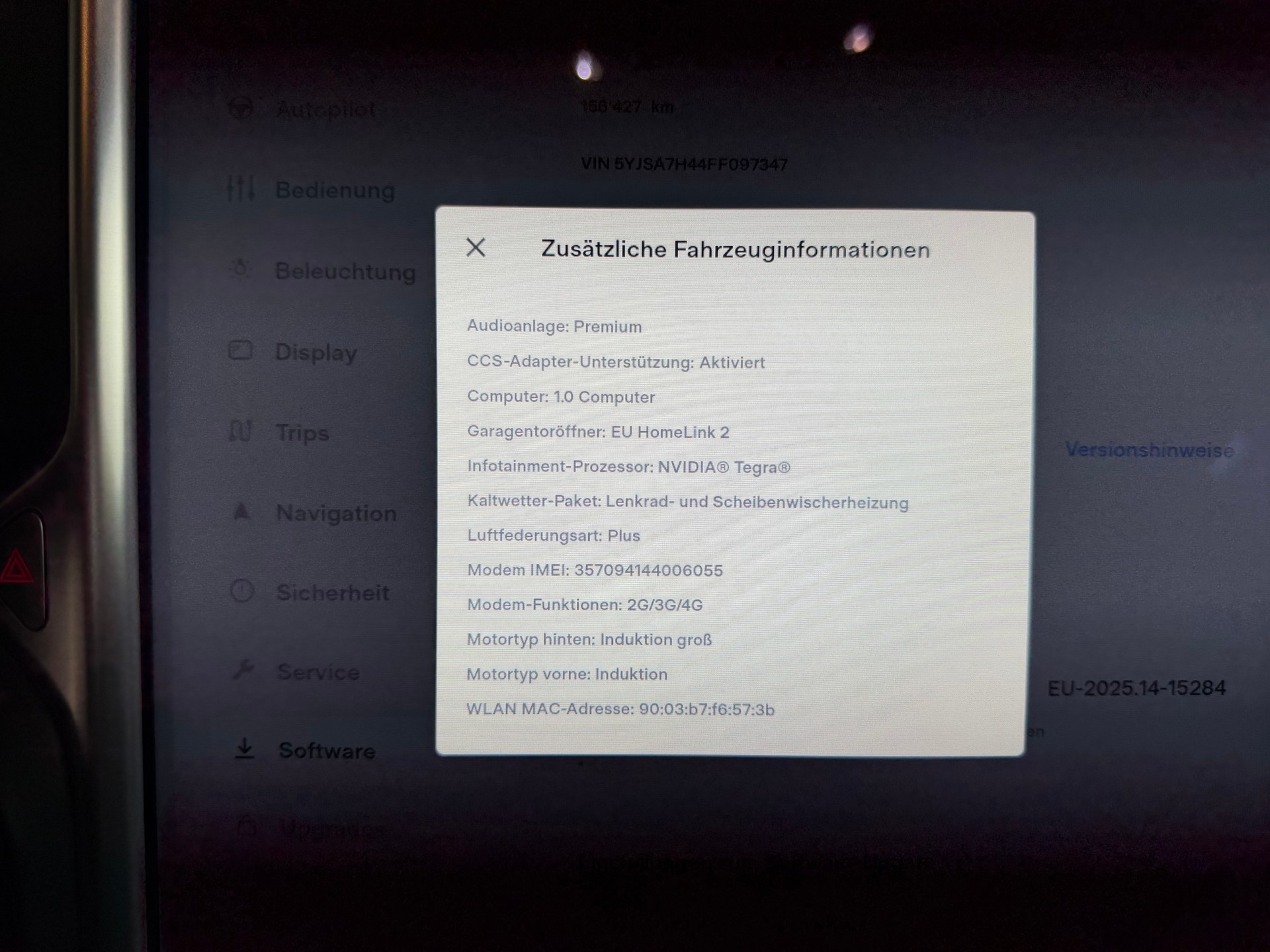 TESLA Model S 85 D Performance | CH-Auto | Ab MFK 10.2025 | CCS2 | Autopilot | AVILOO Batteriezertifikat-image-19