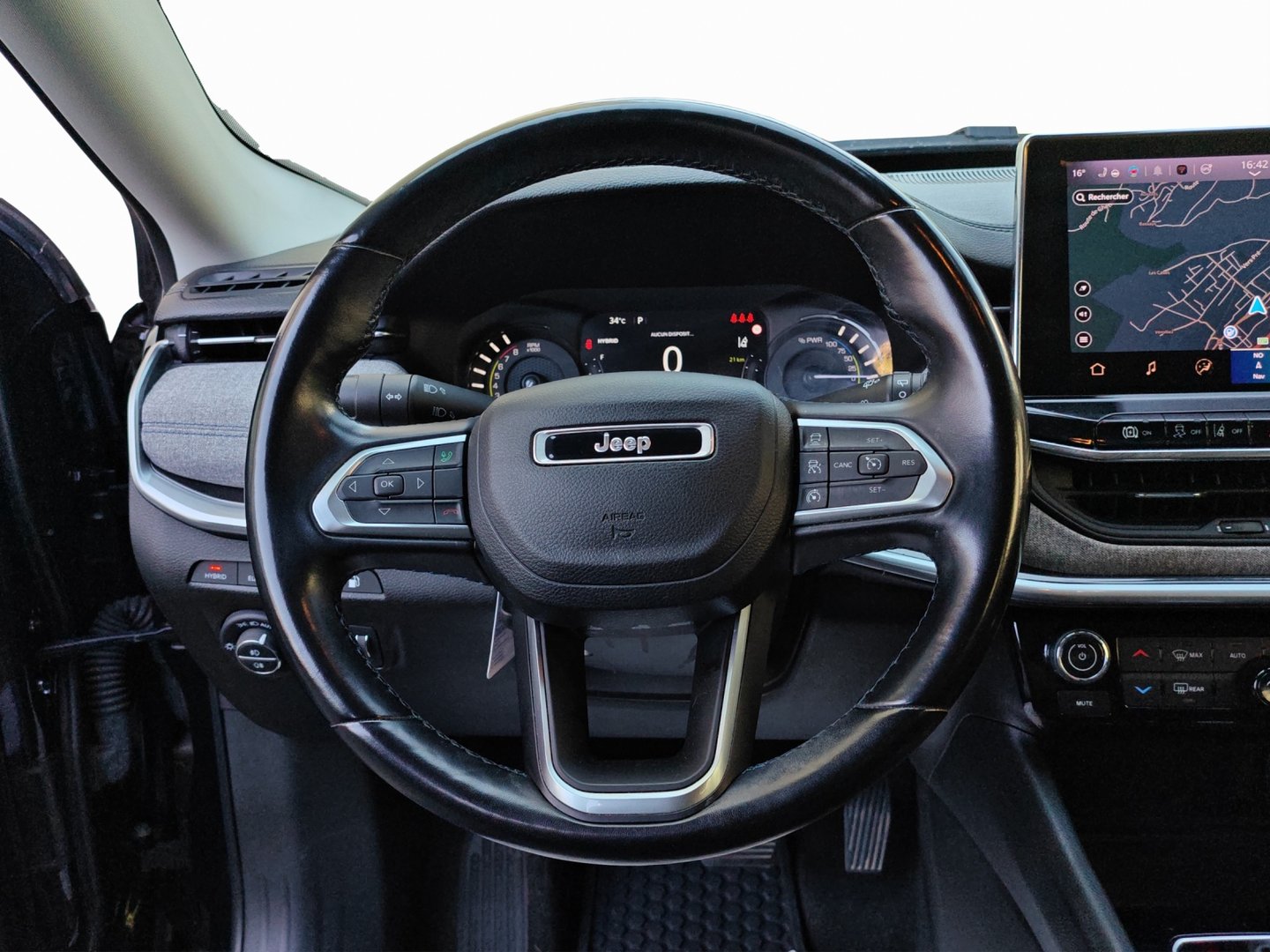 JEEP Compass 1.3 T PHEV Longitude AWD – ACC, Uconnect GPS, 2 l/100 km [Expertisé + Garantie 12 mois]-image-10