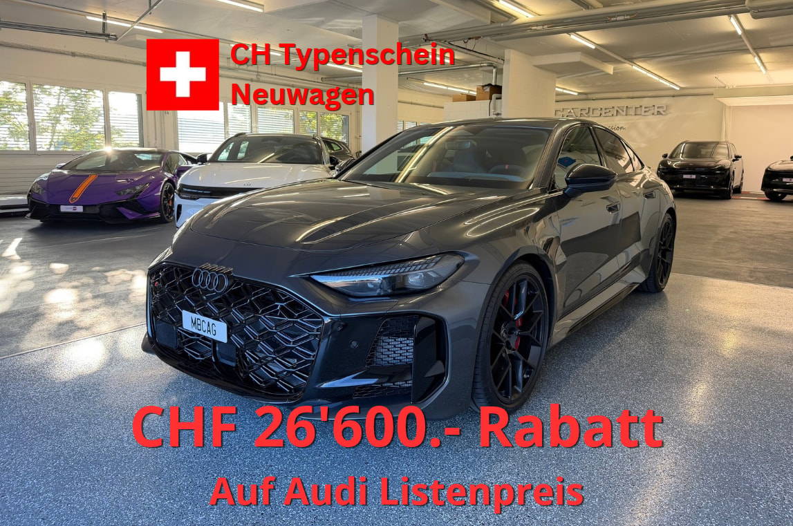 AUDI RS 5 Limousine, CH Typenschein, V-Max Anhebung, Tech pro Paket, Head up Display, OLED-image-0
