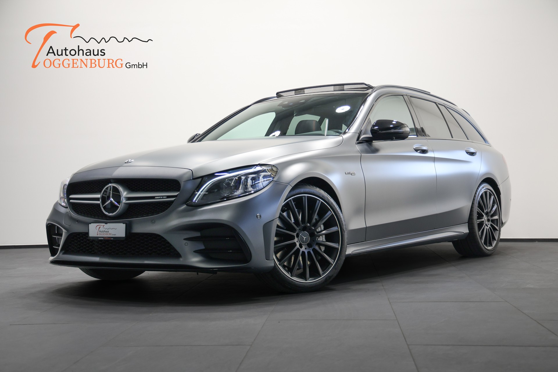 MERCEDES-BENZ C 43 AMG 4Matic 9G-Tronic *CH-Fahrzeug*Matt Grau*Facelift*AHK 1800kg*-image-2