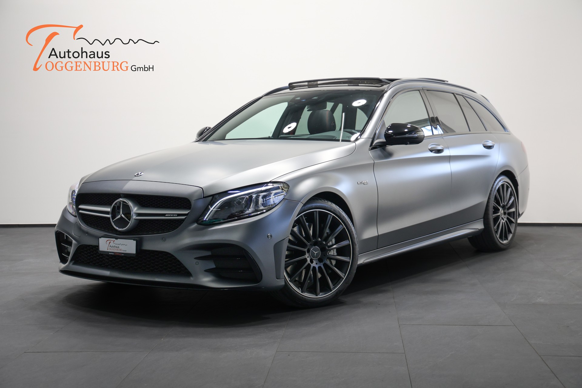 MERCEDES-BENZ C 43 AMG 4Matic 9G-Tronic *CH-Fahrzeug*Matt Grau*Facelift*AHK 1800kg*-image-0