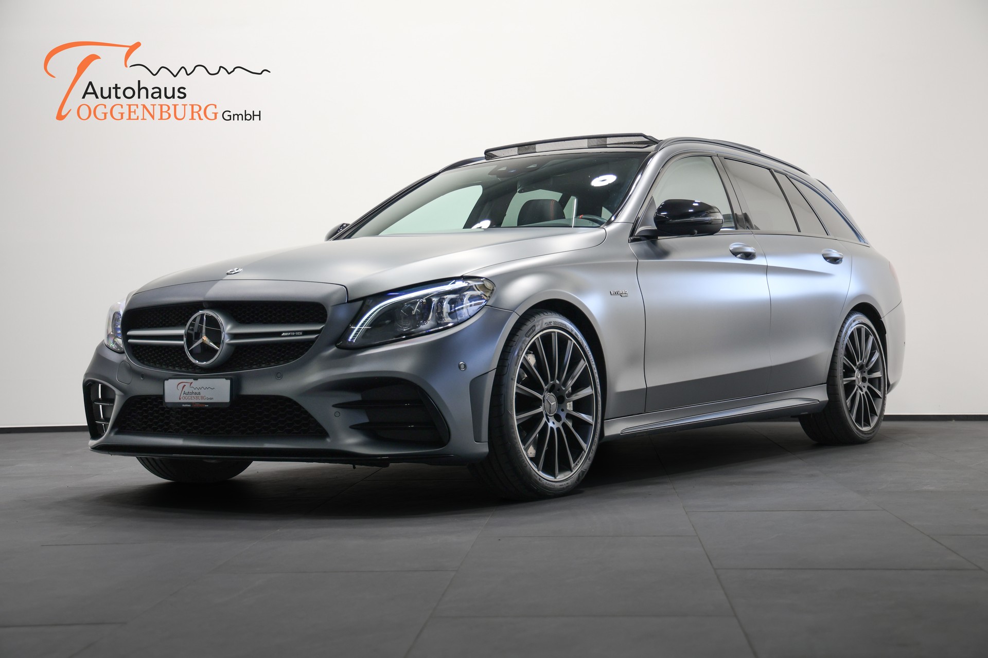 MERCEDES-BENZ C 43 AMG 4Matic 9G-Tronic *CH-Fahrzeug*Matt Grau*Facelift*AHK 1800kg*-image-3
