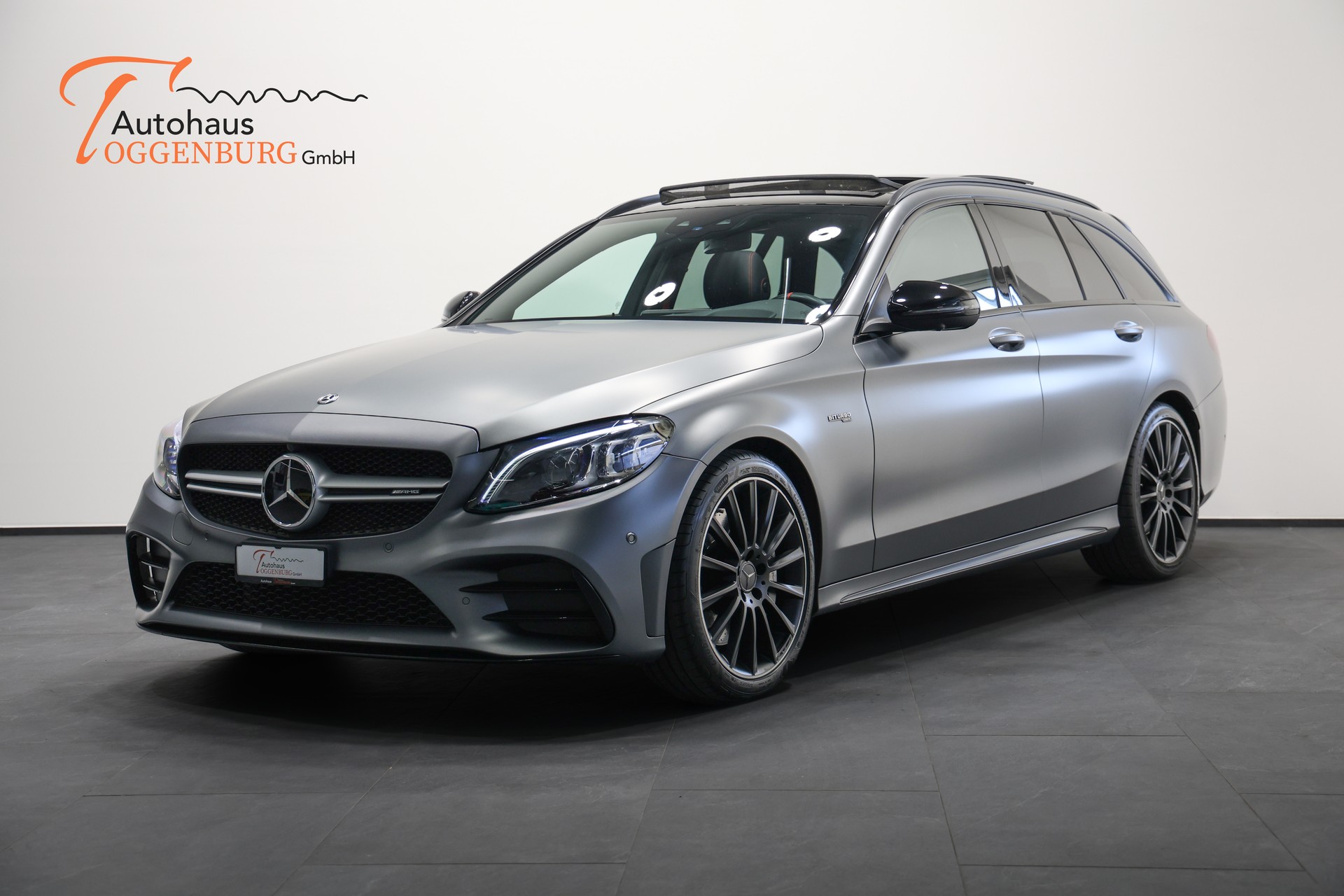 MERCEDES-BENZ C 43 AMG 4Matic 9G-Tronic *CH-Fahrzeug*Matt Grau*Facelift*AHK 1800kg*-image-1