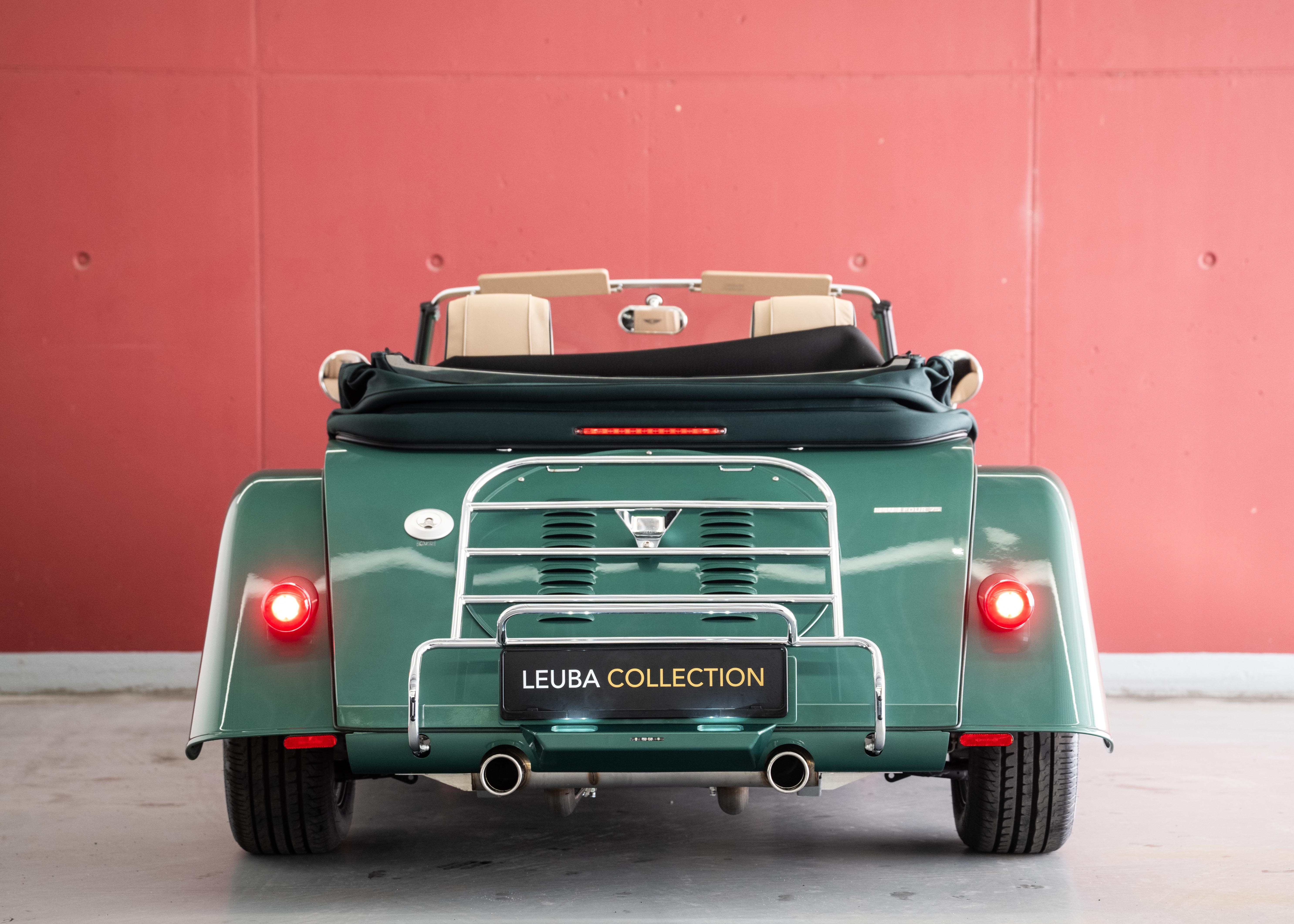 Image MORGAN PLUS-FOUR Plus Four 75th Anniversary (New Swiss car, World Limited Edition 1 of 75, Aston Martin Almond Green metallic paint) - SOLD !
