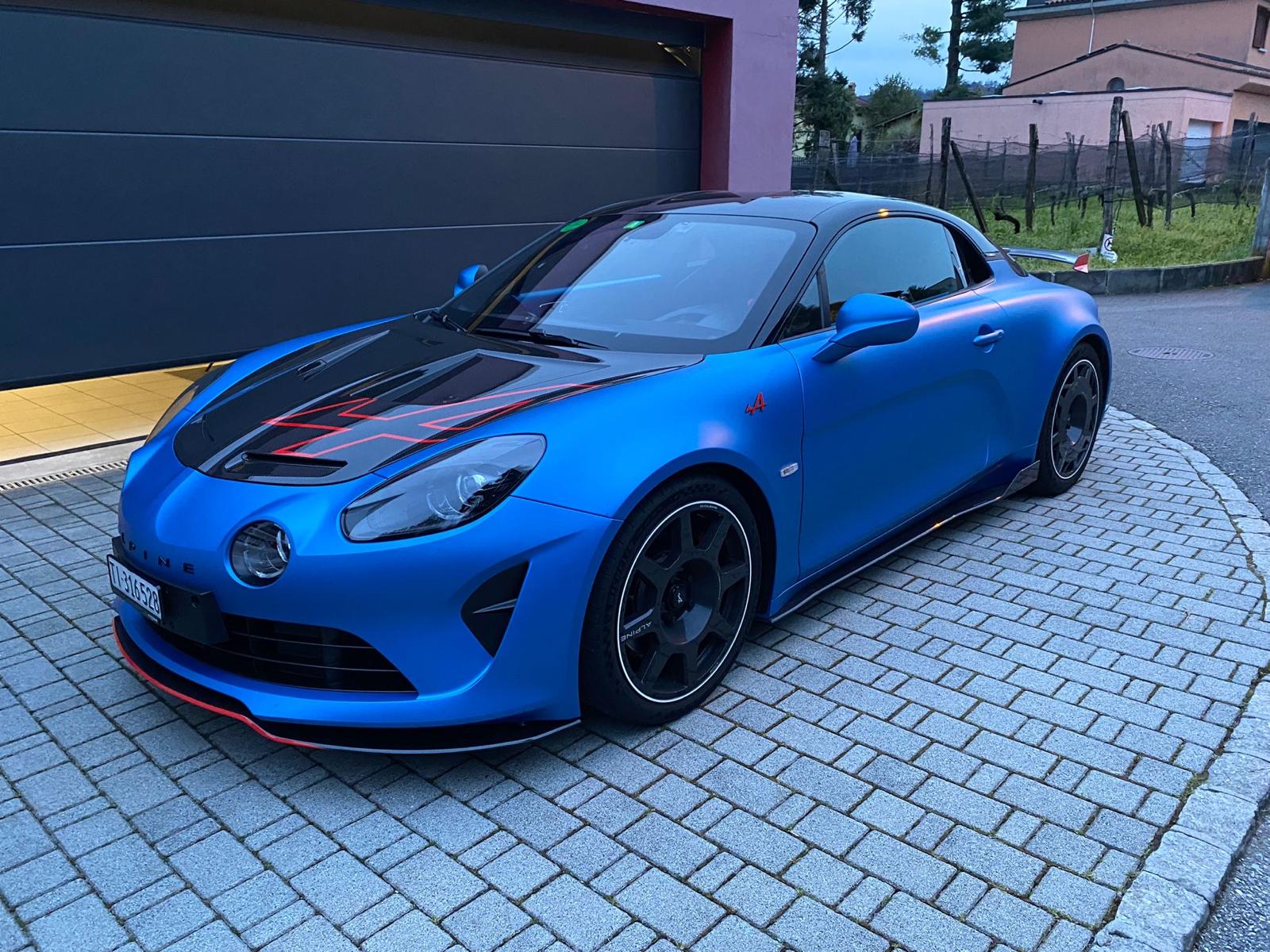 ALPINE A110 R Limited Edition No.286 blue Racing Matt, Carbon Wheels, Full PPF-image-0
