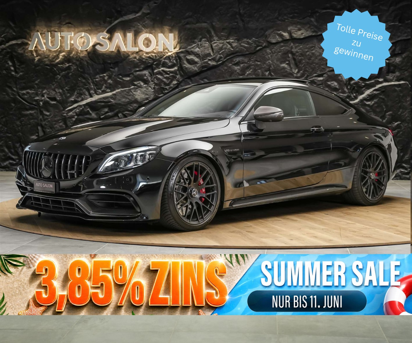 MERCEDES-BENZ C 63 S AMG 9G-tronic *Facelift*360° Kamera*Panorama*AMG Carbon Packet*-image-0