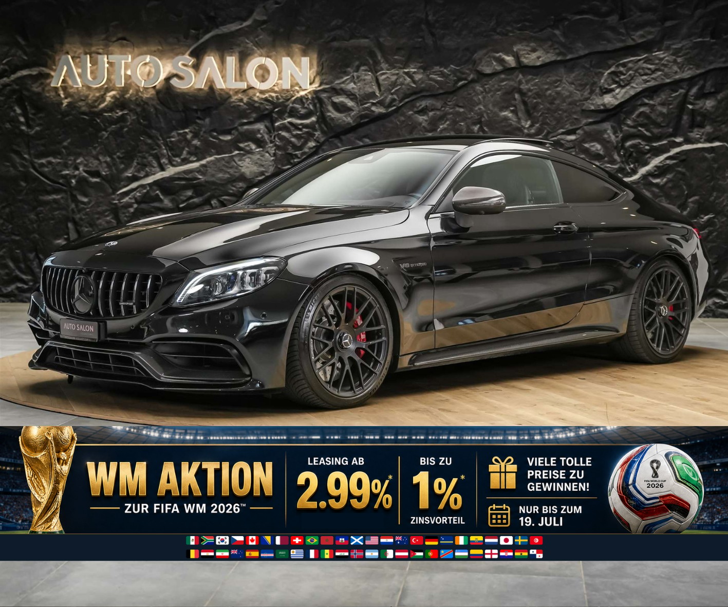 MERCEDES-BENZ C 63 S AMG 9G-tronic *Facelift*360° Kamera*Panorama*AMG Carbon Packet*