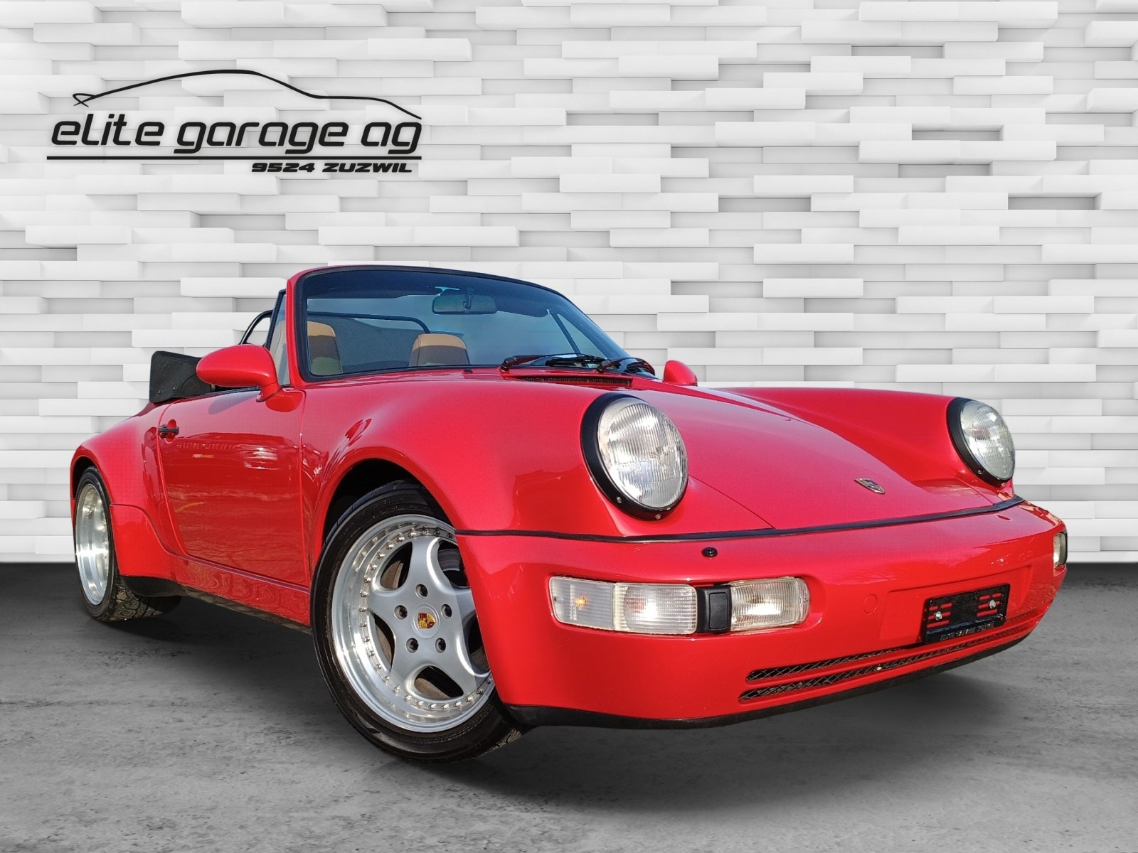 PORSCHE 911 Carrera 2 Cabrio Turbo Look-image-6
