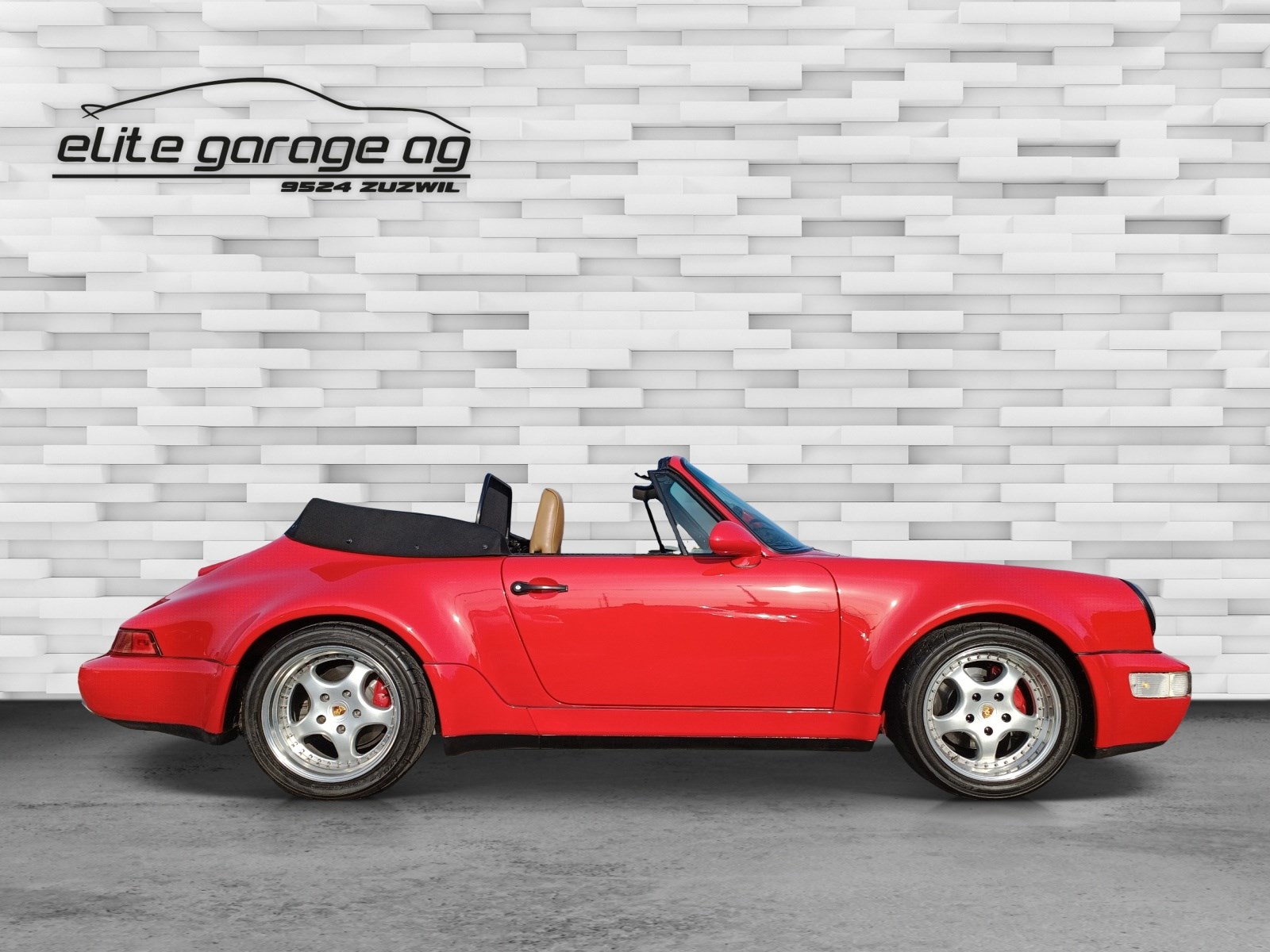 PORSCHE 911 Carrera 2 Cabrio Turbo Look-image-5