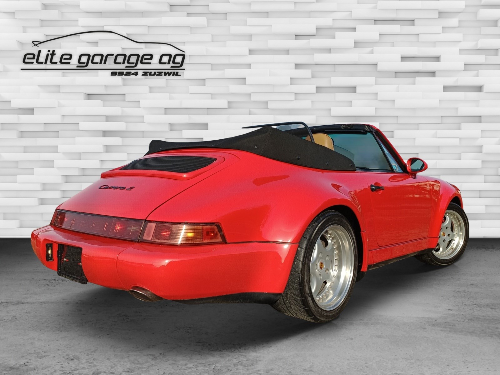 PORSCHE 911 Carrera 2 Cabrio Turbo Look-image-4