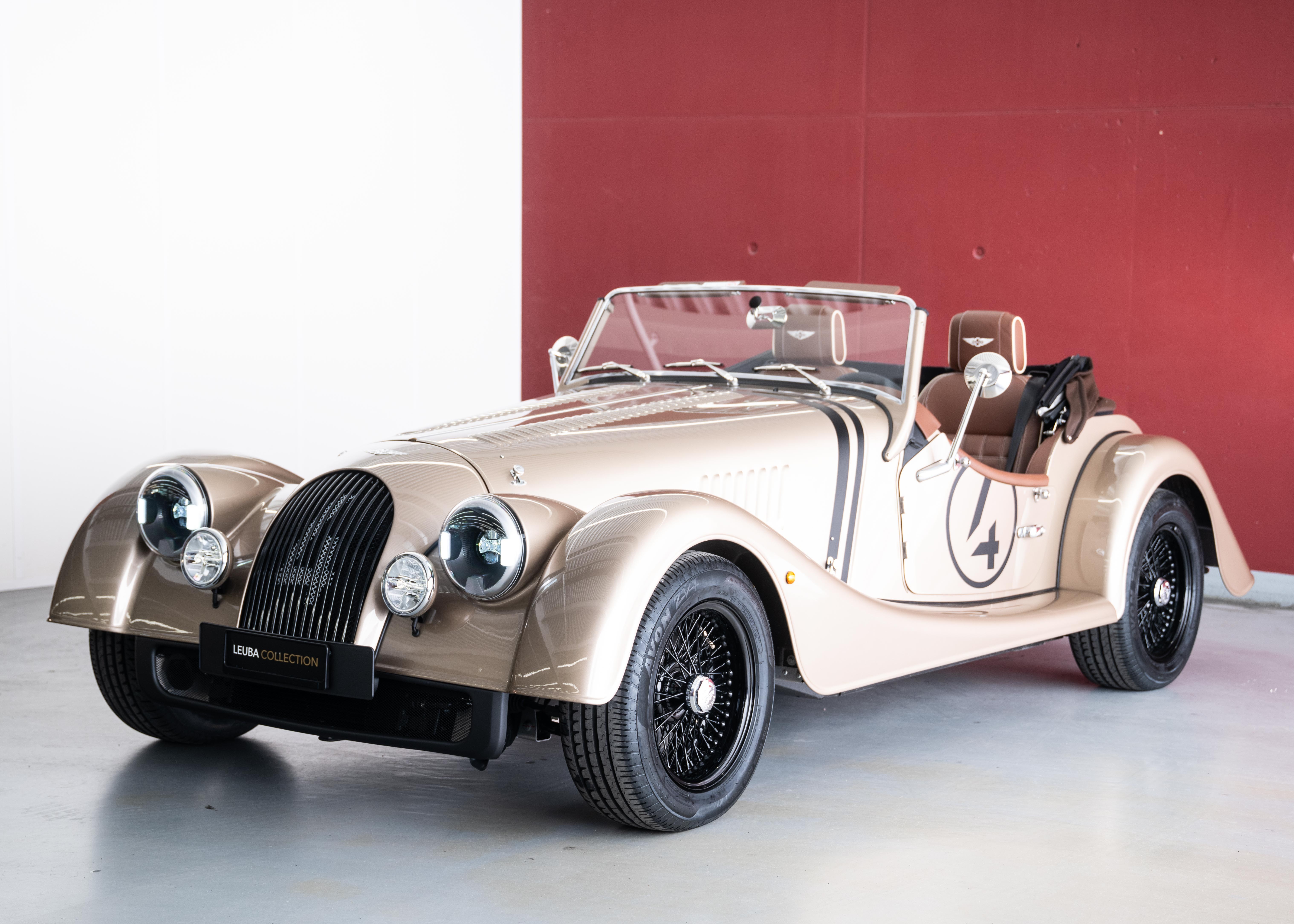 Image MORGAN PLUS-FOUR Plus Four 75th Anniversary (New Swiss car, World Limited Edition 1 of 75, Aston Martin Selenite Bronze metallic paint)