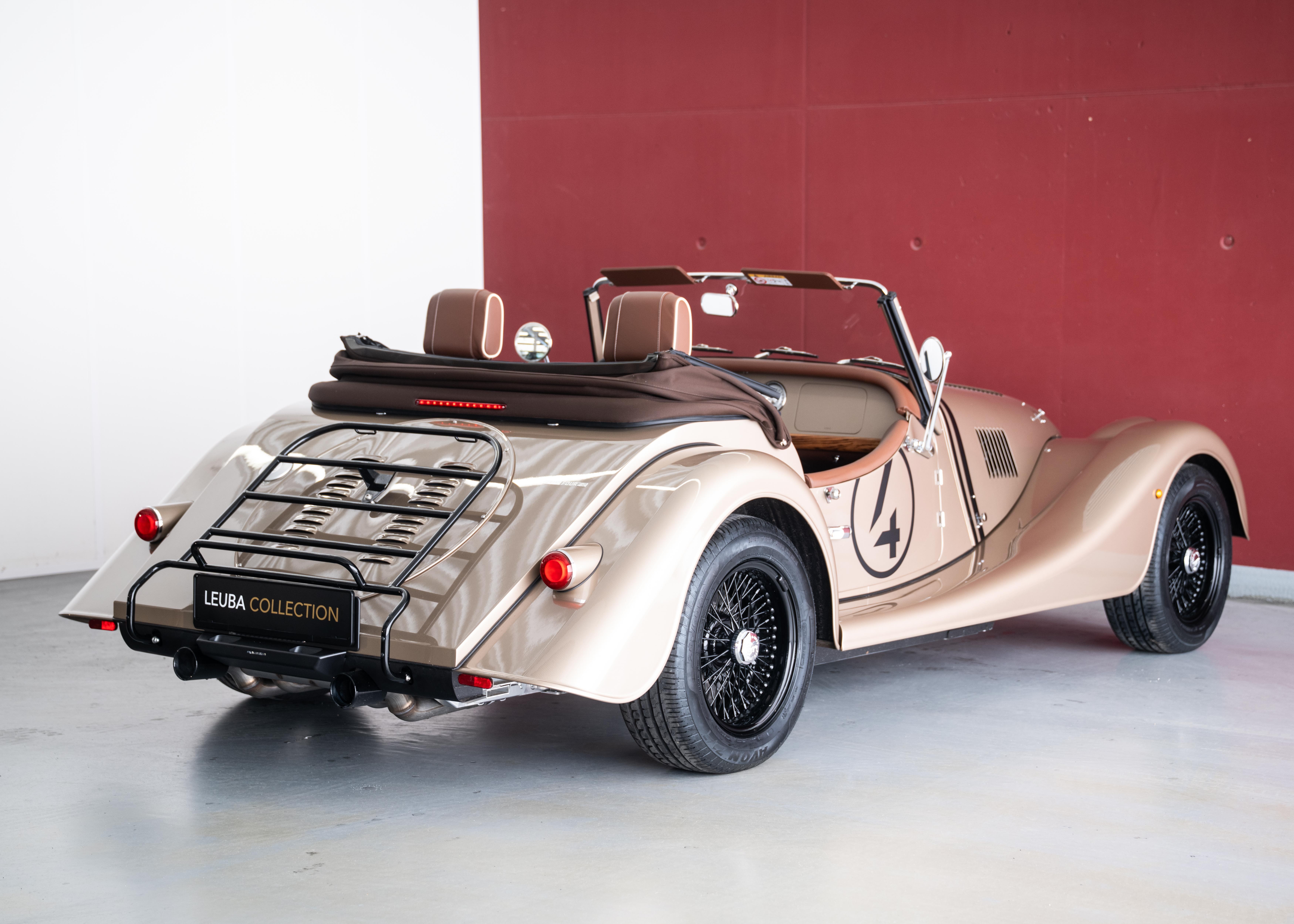 Image MORGAN PLUS-FOUR Plus Four 75th Anniversary (New Swiss car, World Limited Edition 1 of 75, Aston Martin Selenite Bronze metallic paint)