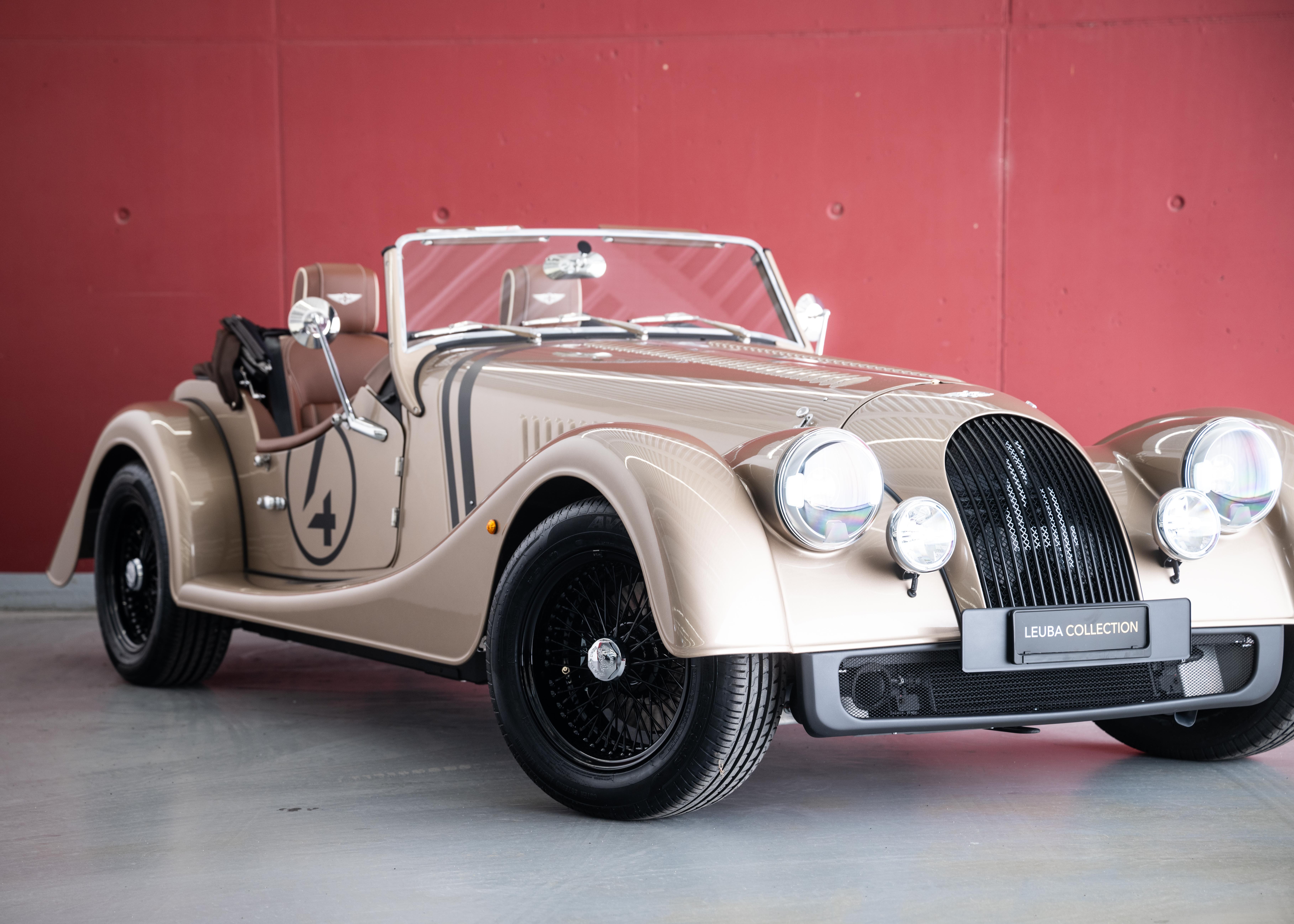 Image MORGAN PLUS-FOUR Plus Four 75th Anniversary (New Swiss car, World Limited Edition 1 of 75, Aston Martin Selenite Bronze metallic paint)