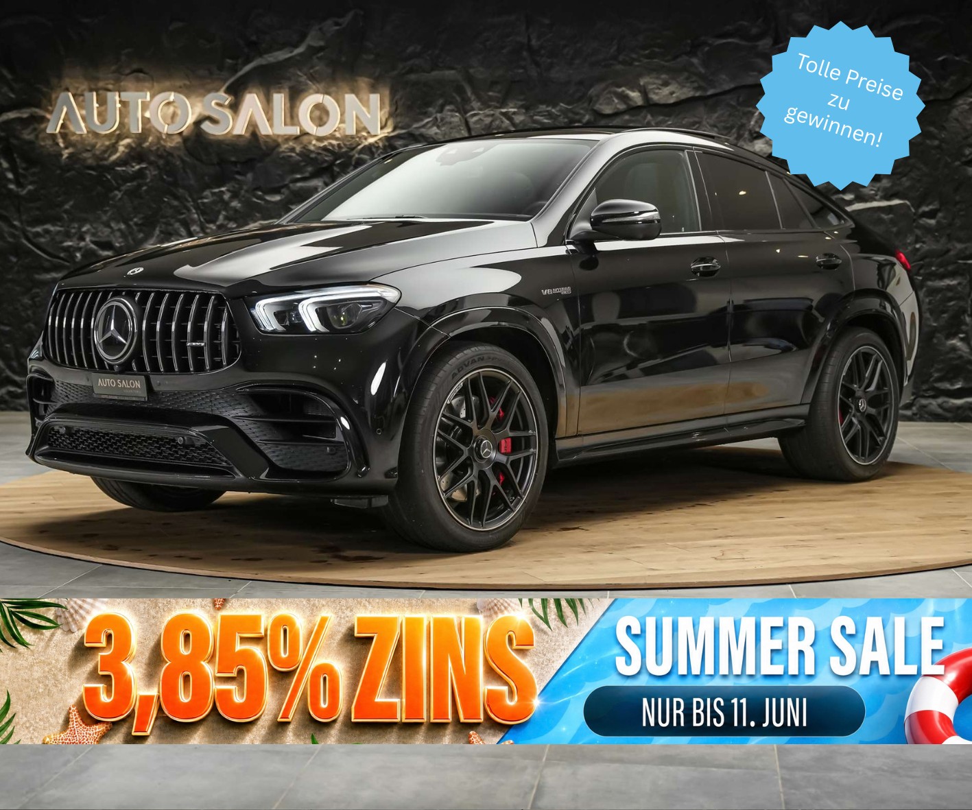MERCEDES-BENZ GLE Coupé 63 S AMG 4Matic+ Speedshift *Massage*Sitzlüftung*Panorama*-image-0