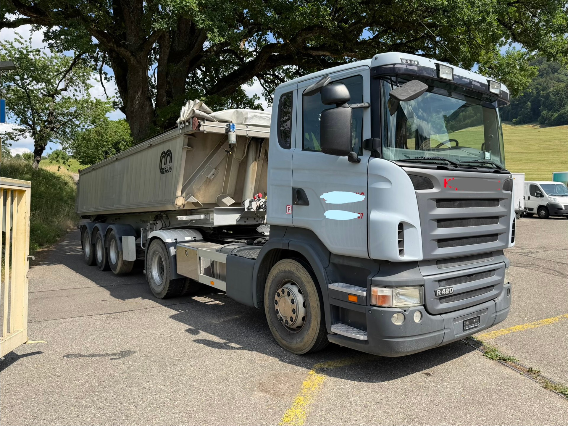 SCANIA SCANIA R420 LA 4x2 / Kipper Menci SL740R AB MFK-image-3
