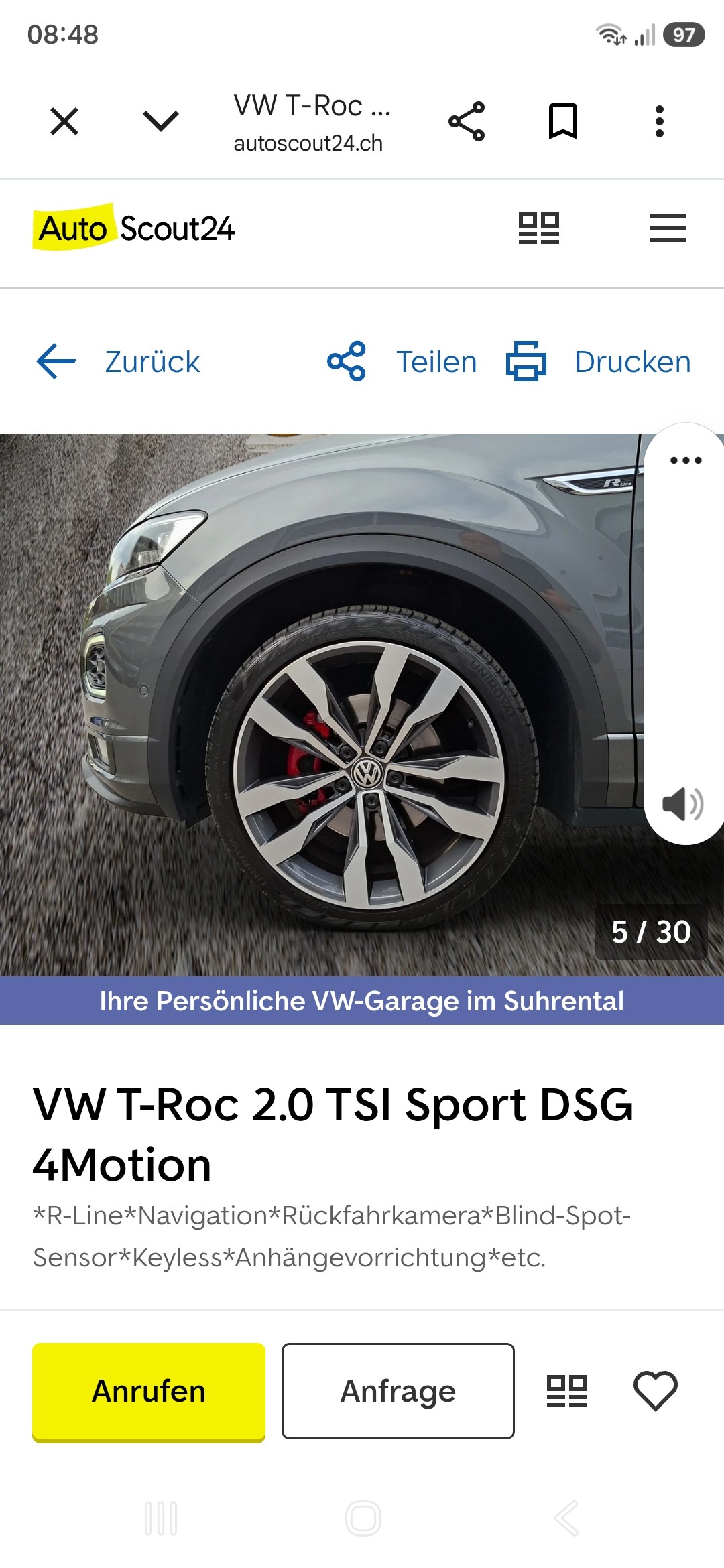 VW 2.0 TSI Advance DSG 4motion R-Line-image-2