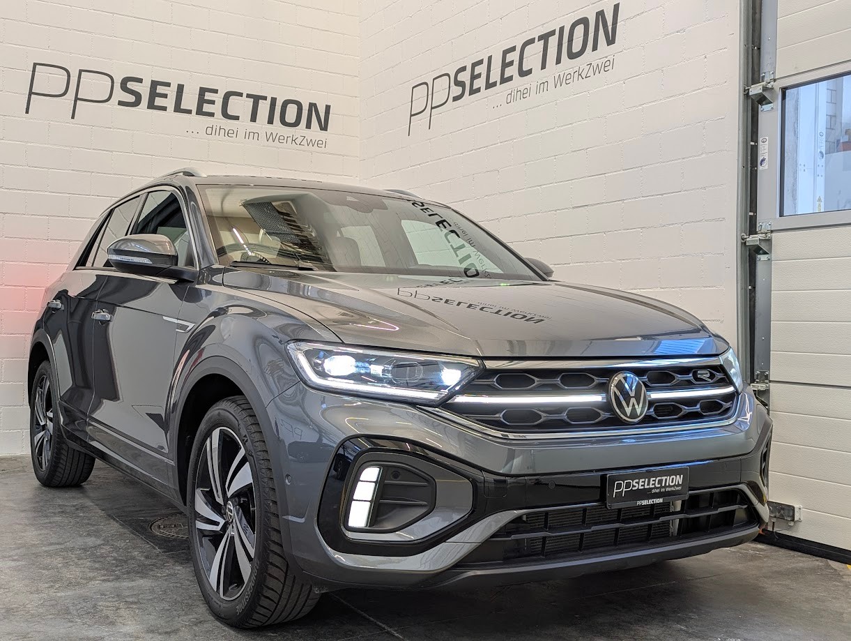 VW T-Roc 1.5 TSI EVO R-Line DSG*1.HAND WERKSGAR APP-NAVI CAM KEYLESS ELEKTR.HECKKL. TOP-SITZE ASSISTS*