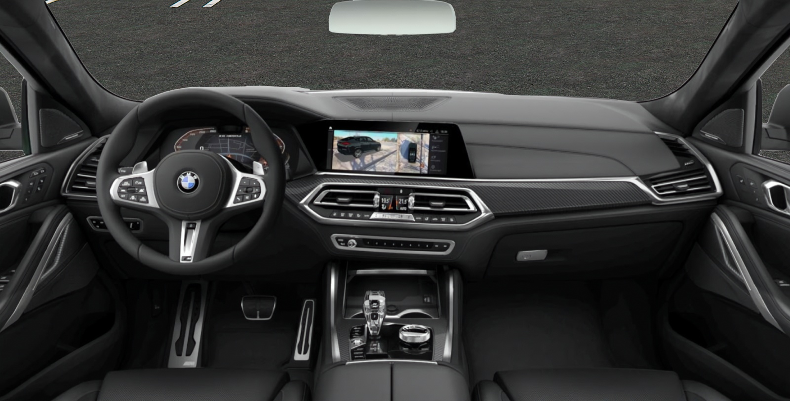 BMW X6 M50d M Sport / AHK-Leder-Laser-LED-M-Fahrwerk-Soft-close-Massage uvm.-image-4