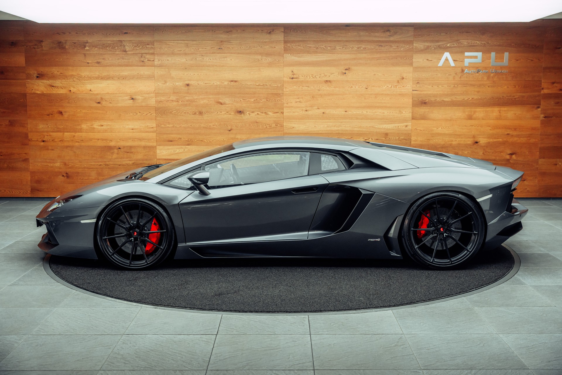 LAMBORGHINI Aventador LP700-4 Coupé E-Gear Grigio Estoque-image-8