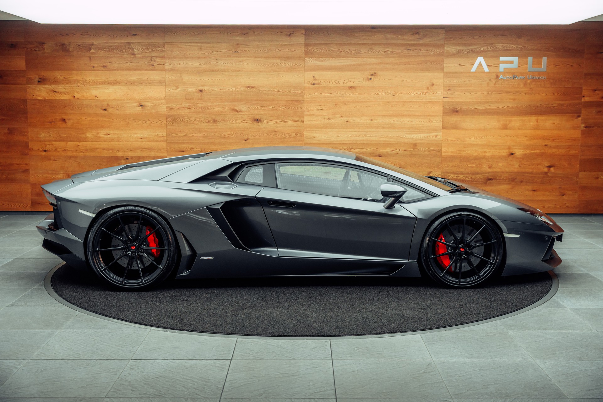 LAMBORGHINI Aventador LP700-4 Coupé E-Gear Grigio Estoque-image-9