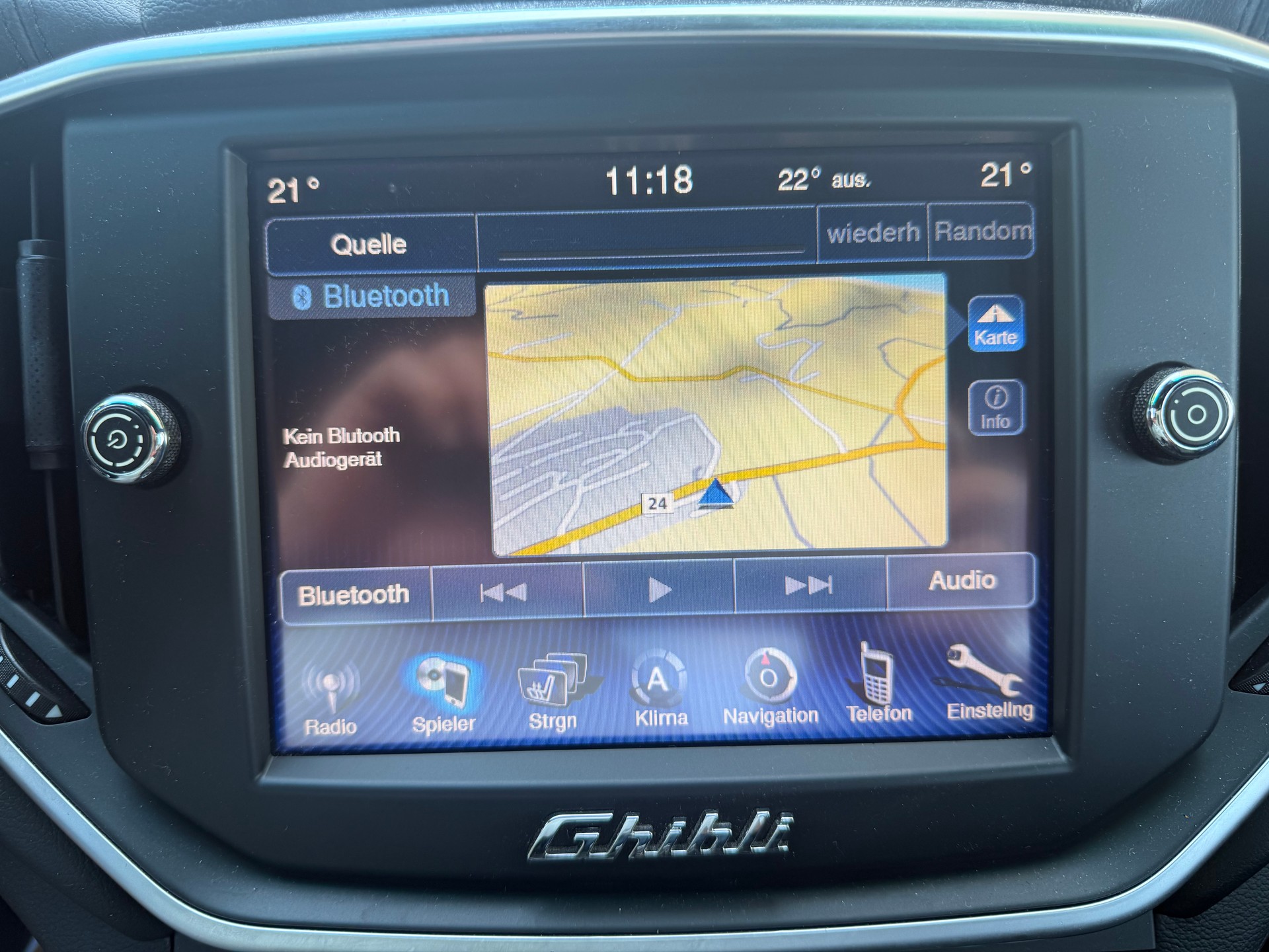 MASERATI Ghibli 3.0 V6 Automatica *TOP ZUSTAND*-image-15