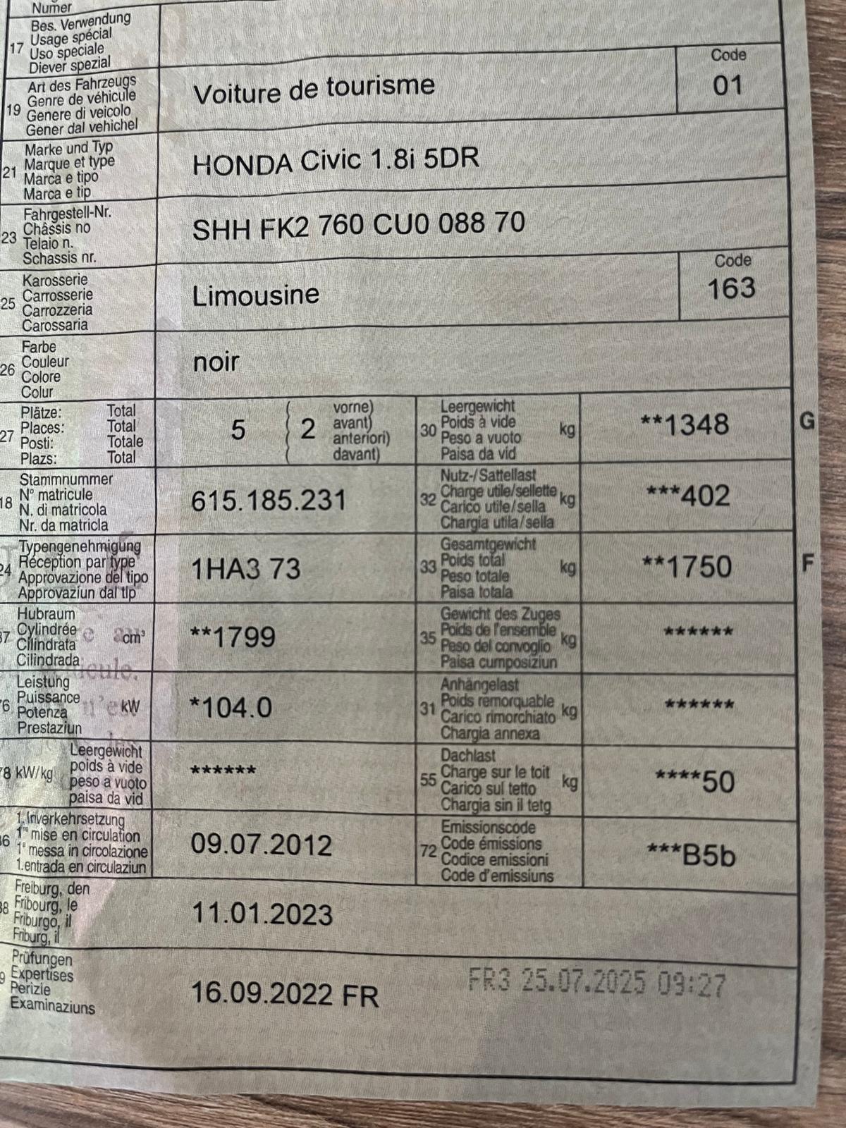 HONDA Civic 1.8i Comfort-image-11